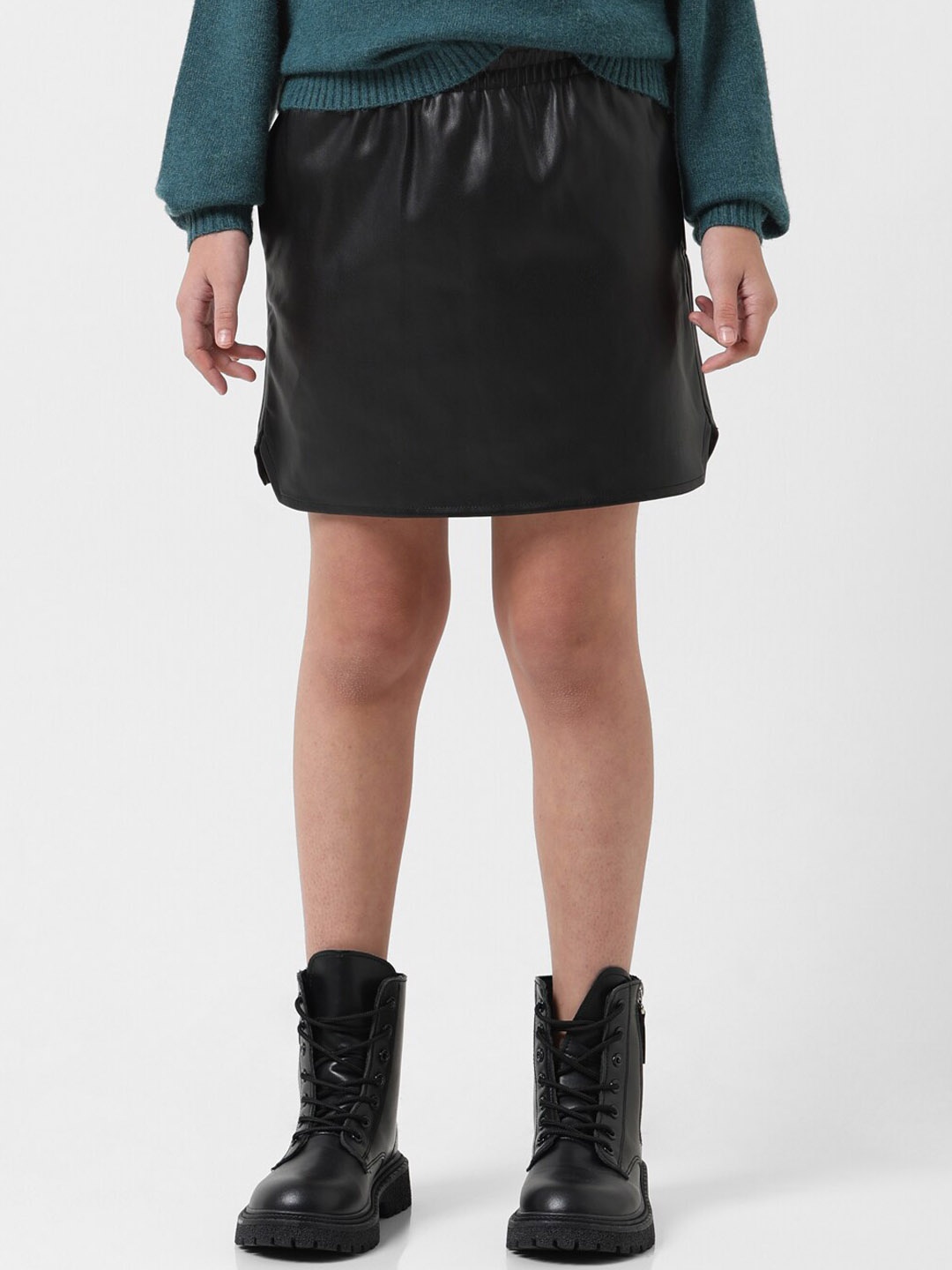 

Vero Moda Girls A-Line Above Knee Length Skirts, Black