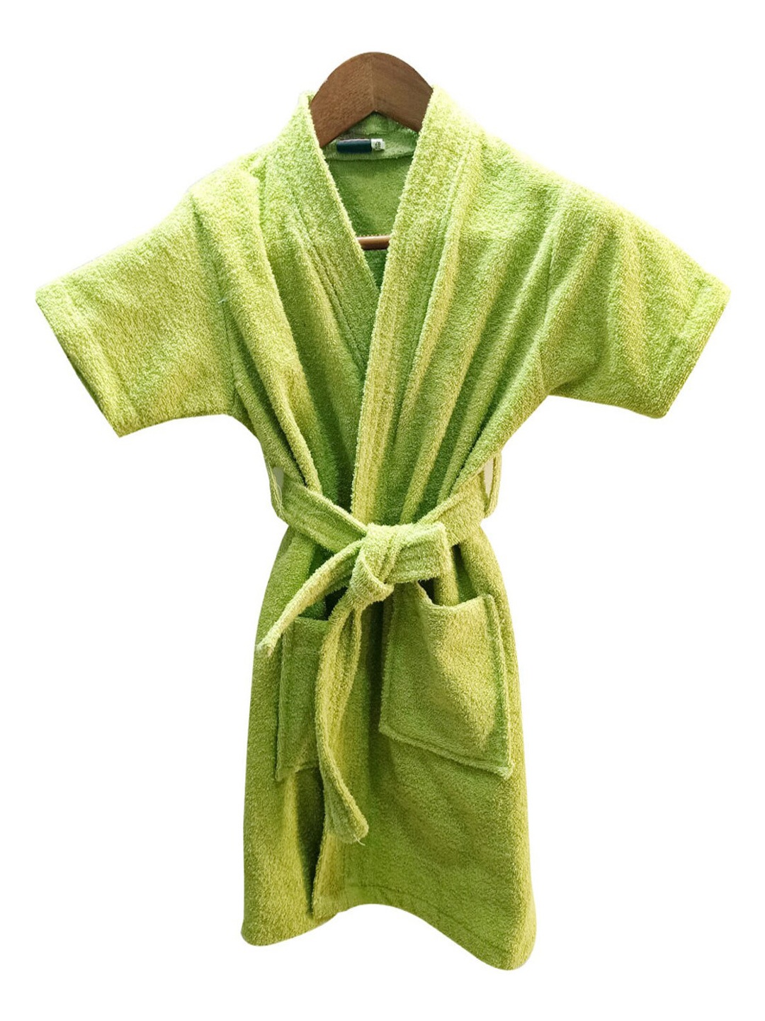 

GAB Kids Ultra soft Pure Cotton Bath Robe, Green