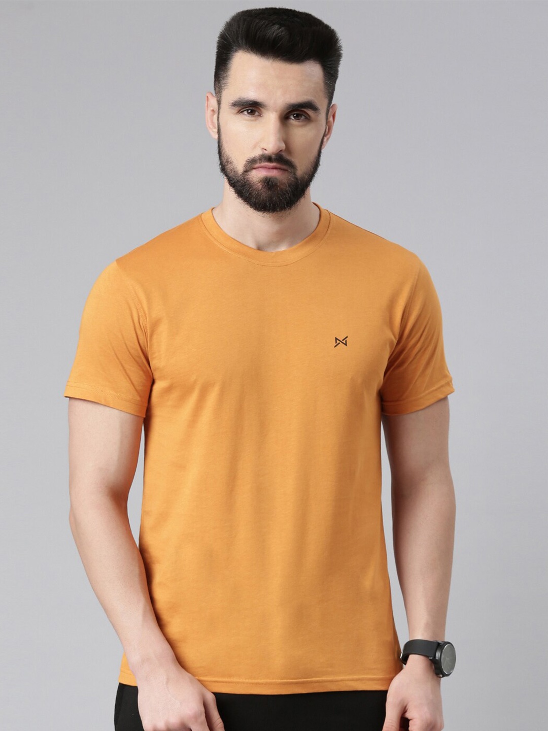 

Force NXT Round Neck Super Combed Cotton T-Shirt, Yellow