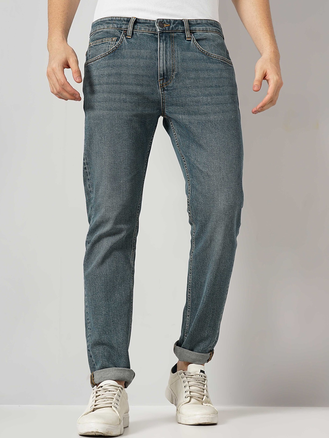 

Celio Men Jean Light Fade Clean Look Cotton Jeans, Blue
