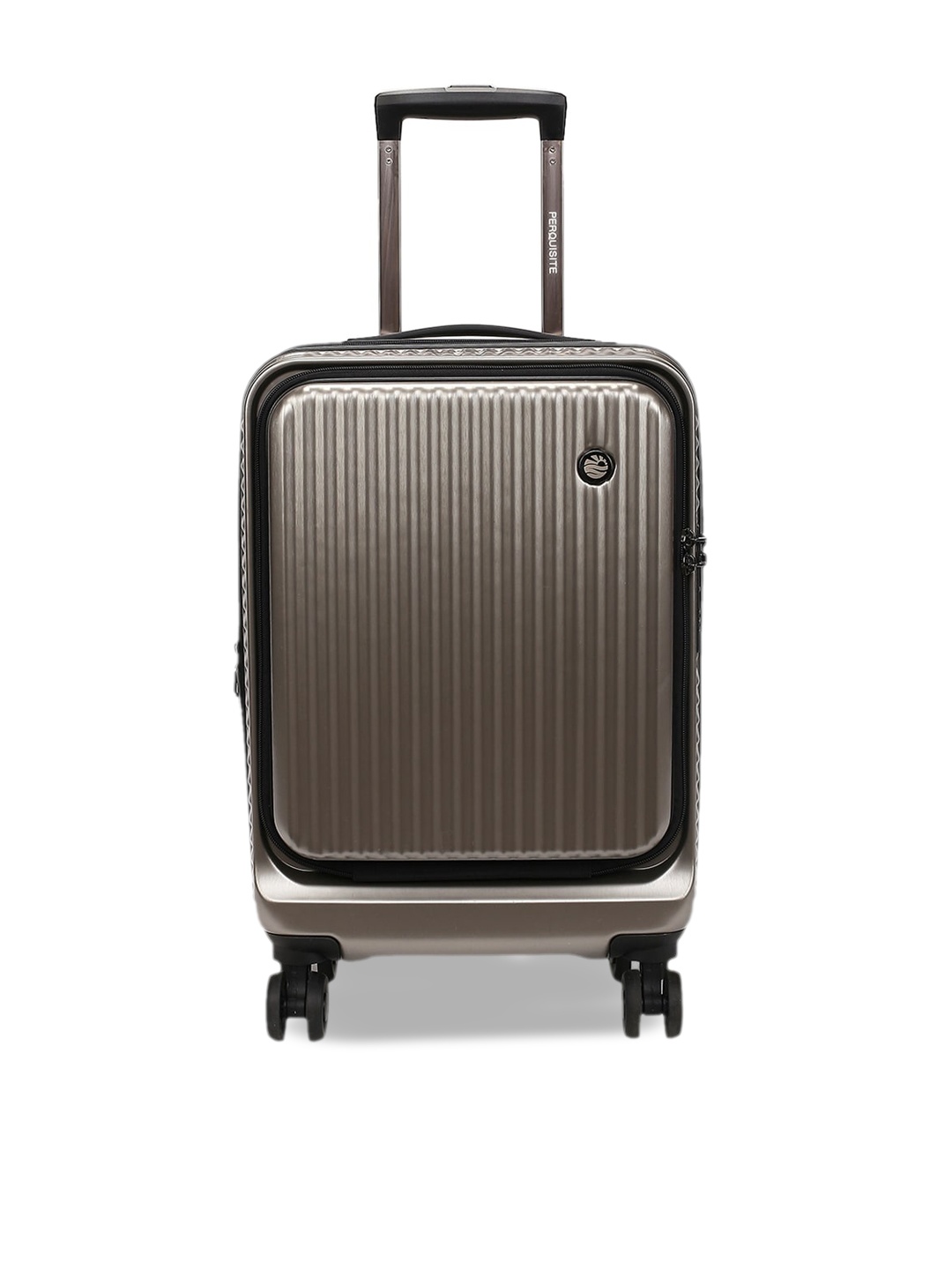 

Perquisite Y2K Luxe Range Champagne Hard 20" Cabin Luggage, Grey