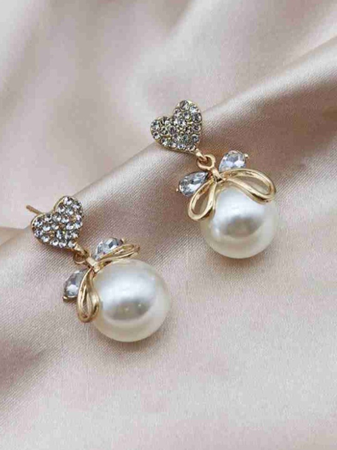 

SALTY Stones Studded Drop Earrings, Gold