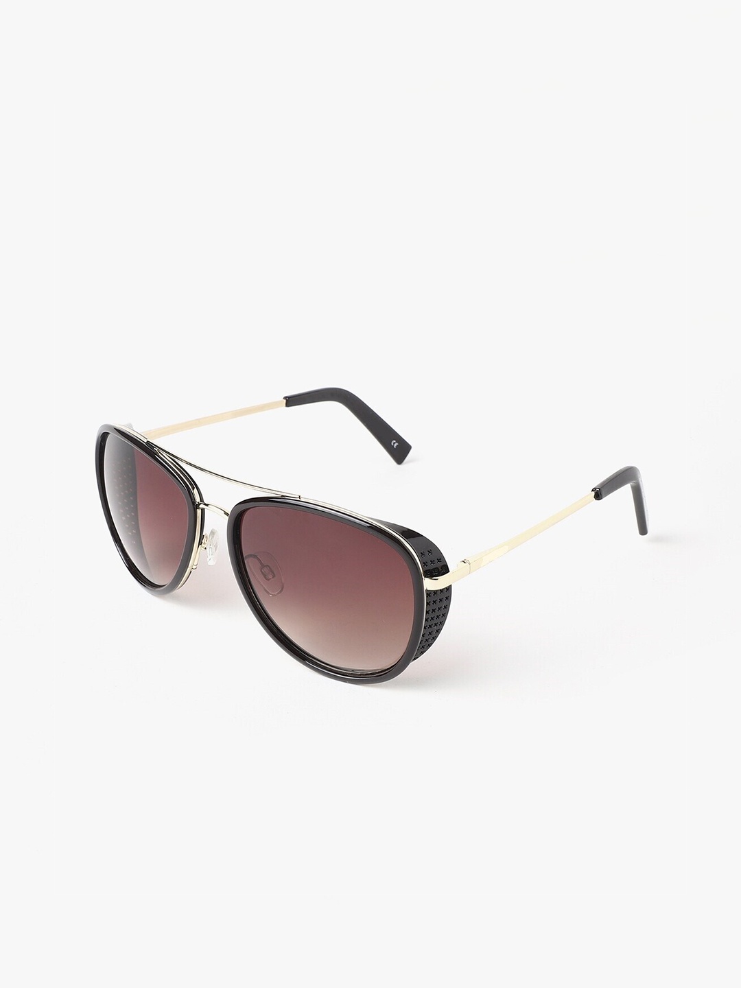 

SUNNIES Unisex Lens & Aviator Sunglasses with UV Protected Lens, Brown