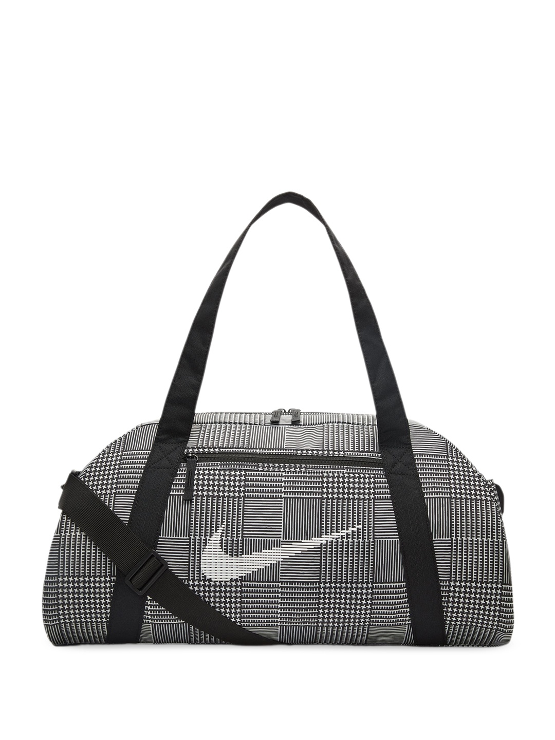 

Nike Checked Gym Duffle Bag, Black