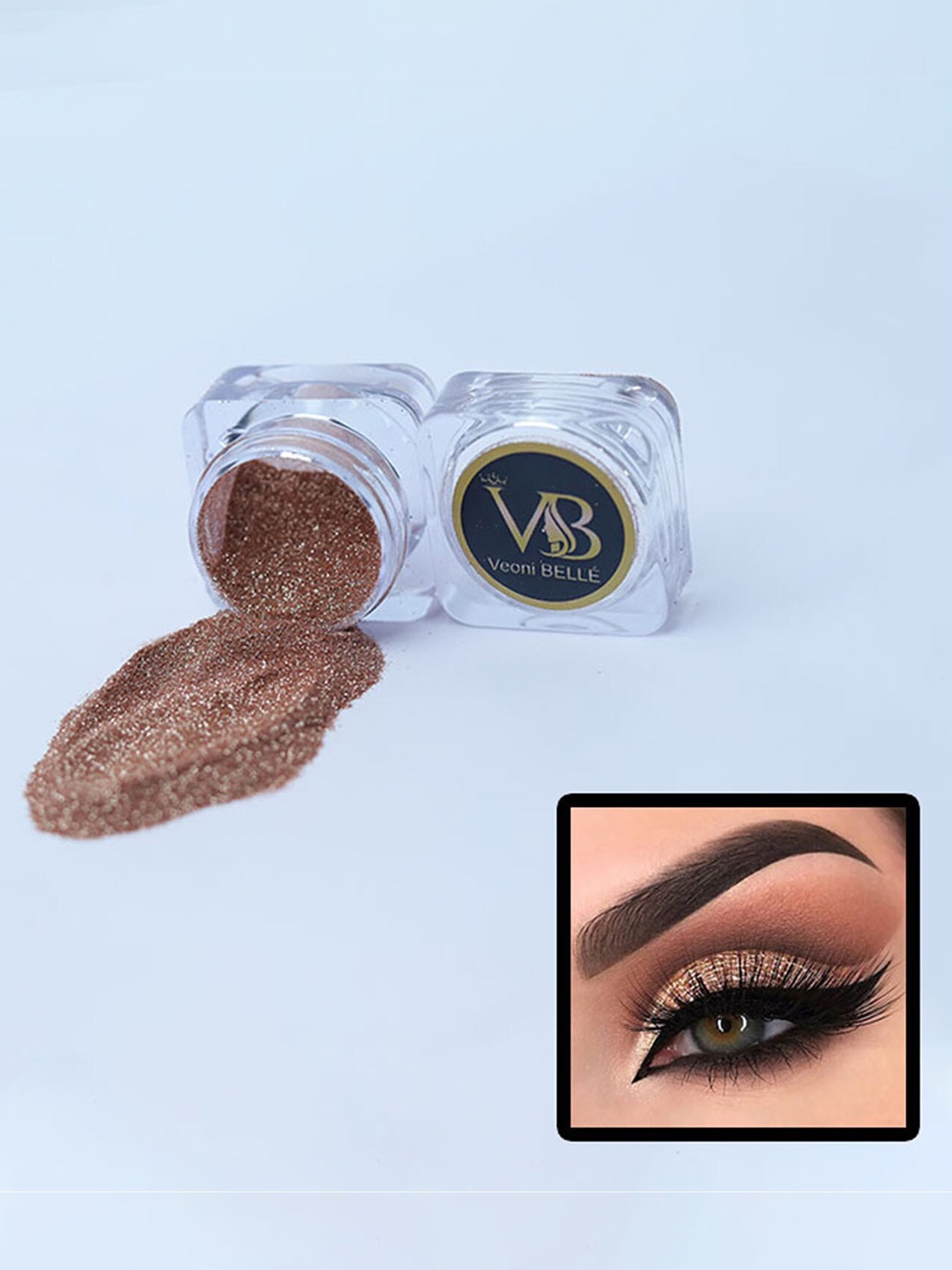 

Veoni BELLE Holographic HD Glitter Eyeshadow - 5g - Rose Gold 17