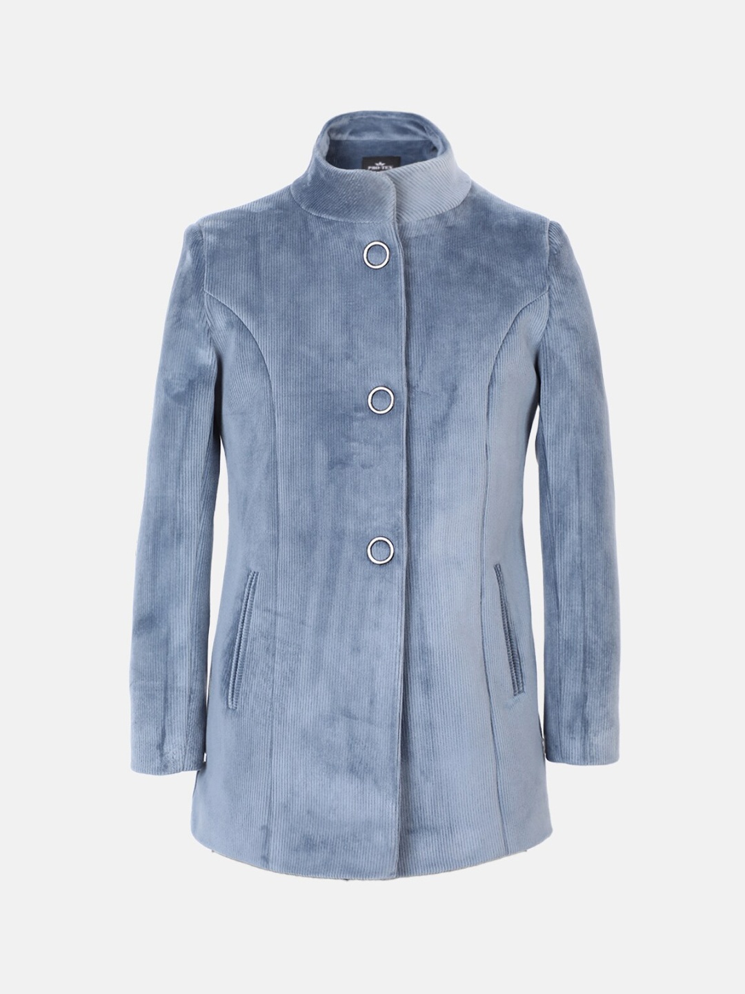 

CHKOKKO Girls Single-Breasted Overcoat, Blue