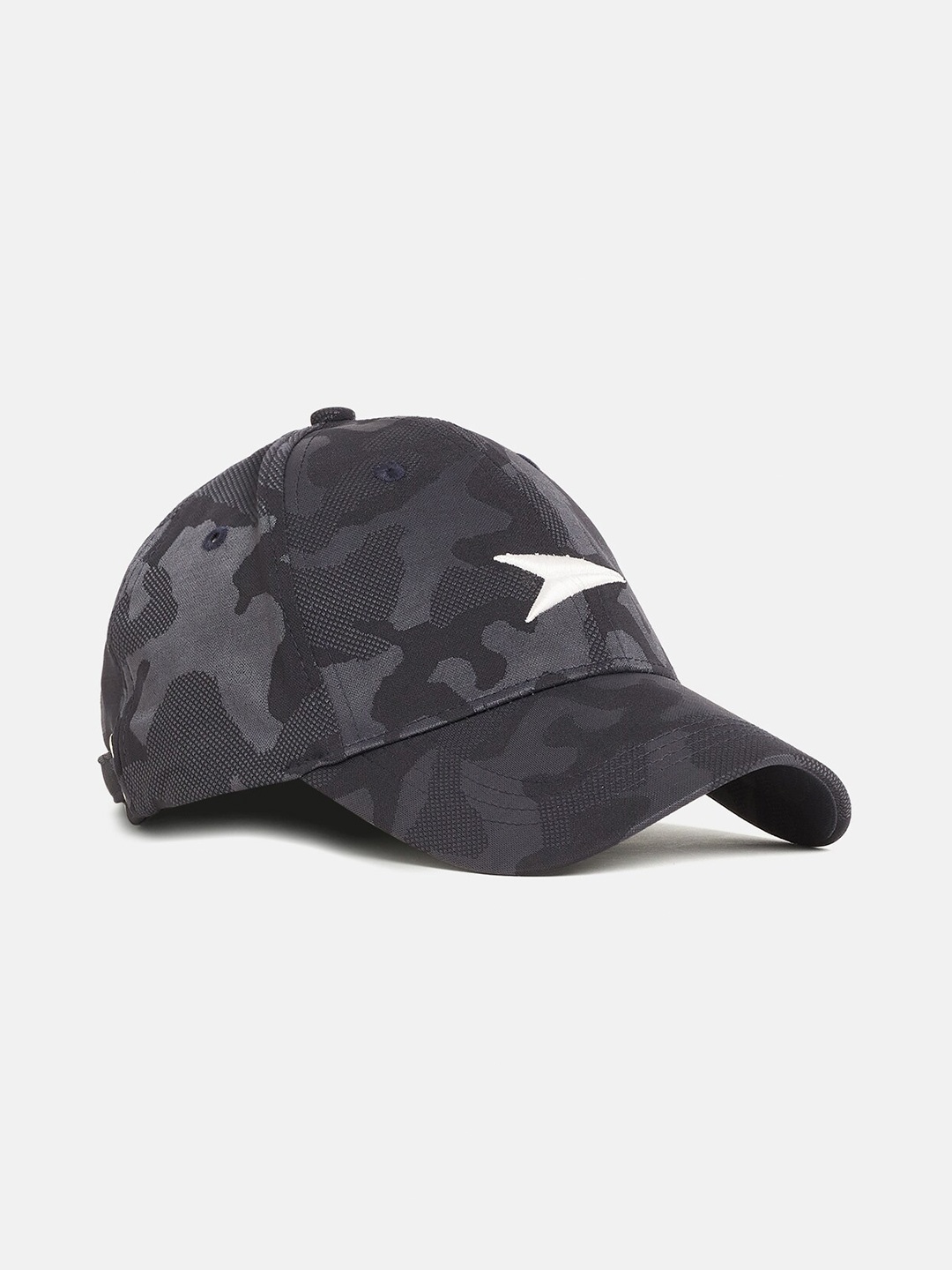 

SPORTIGO Men Camouflage Printed Cotton Baseball Cap, Grey