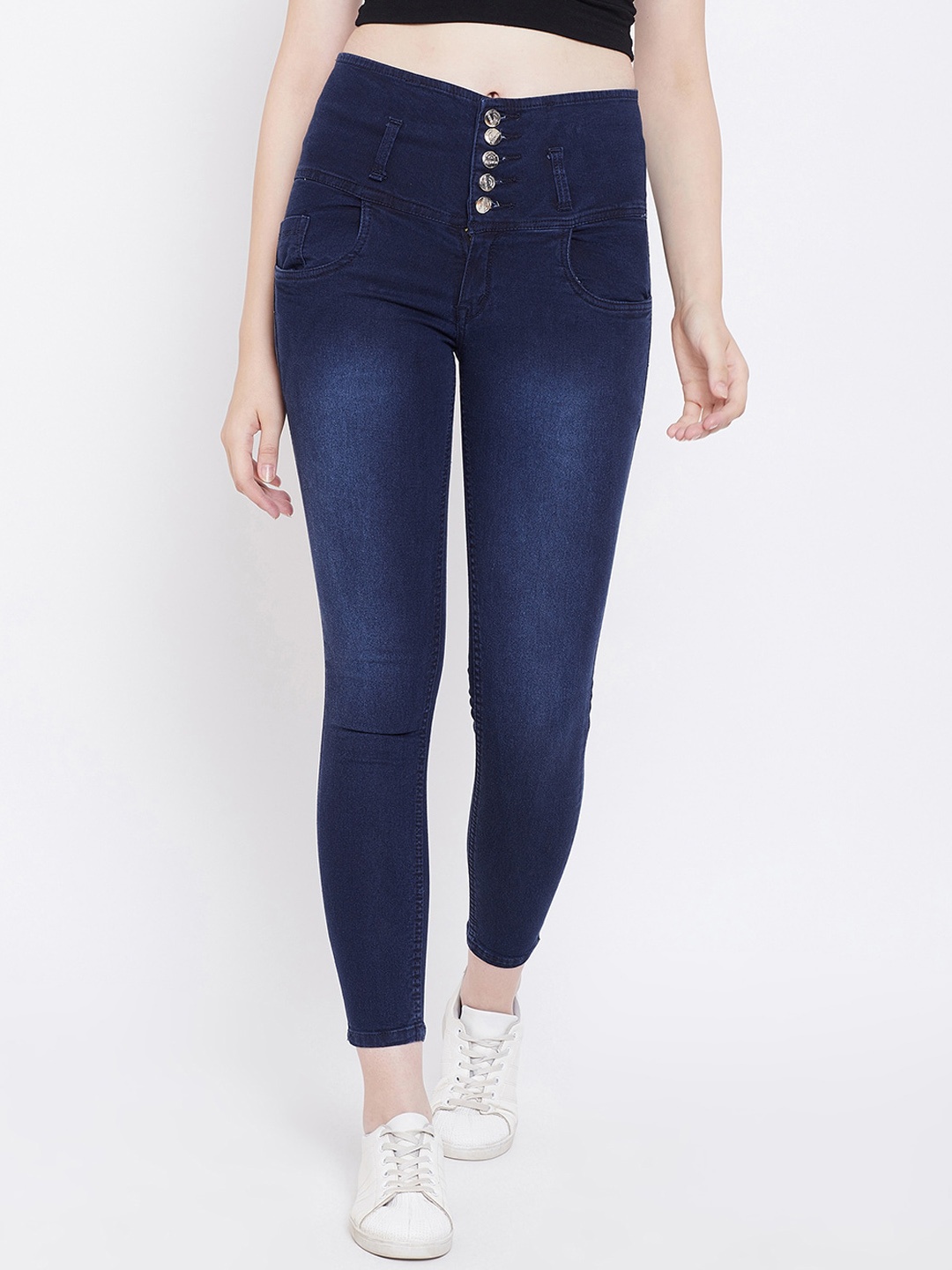 

Nifty Women Skinny Fit High-Rise Stretchable Denim Jeans, Blue