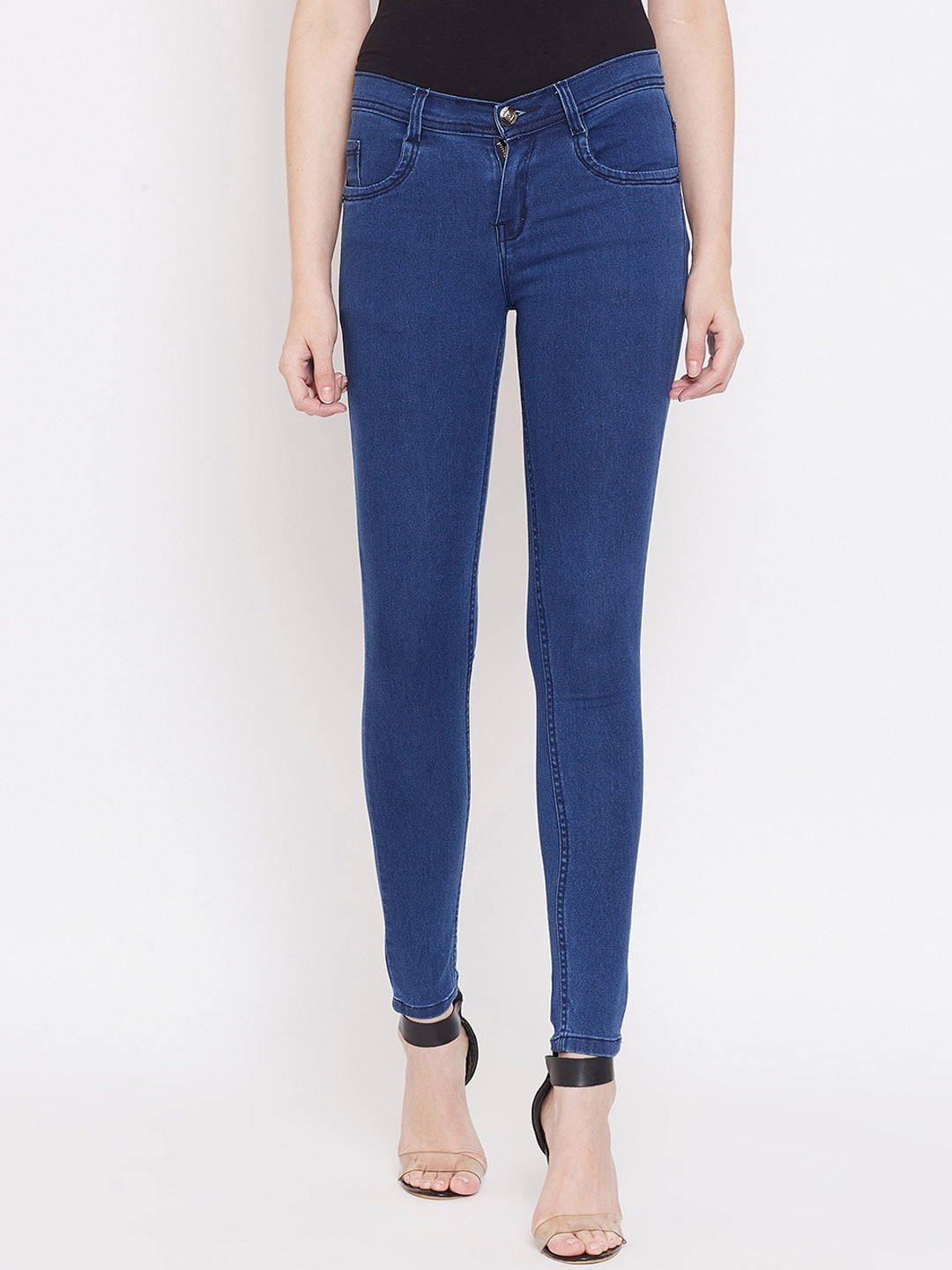 

Nifty Women Skinny Fit Mid Rise Stretchable Jeans, Blue