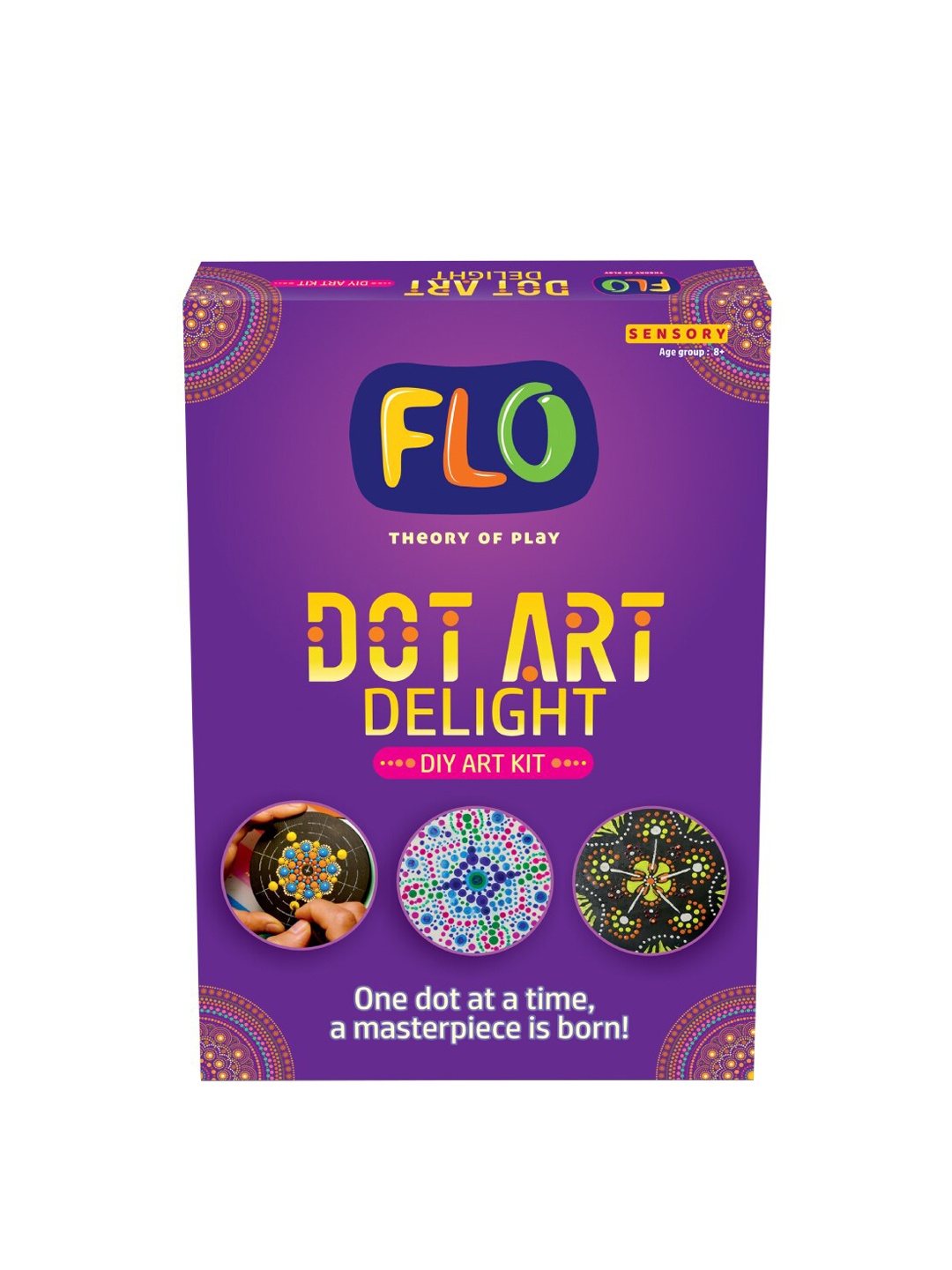 

FLO Dot Art Delight DIY Activity Toy, Red
