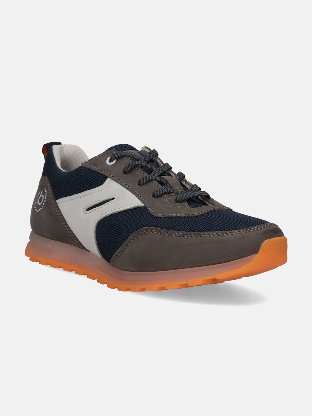 

Bugatti Cirino Mid Top Lace Up Sneakers, Grey