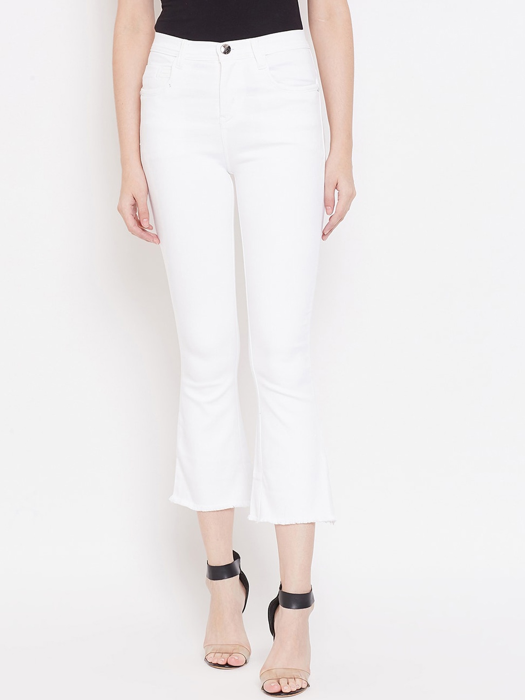 

Nifty Women Bootcut High-Rise Clean Look Stretchable Jeans, White