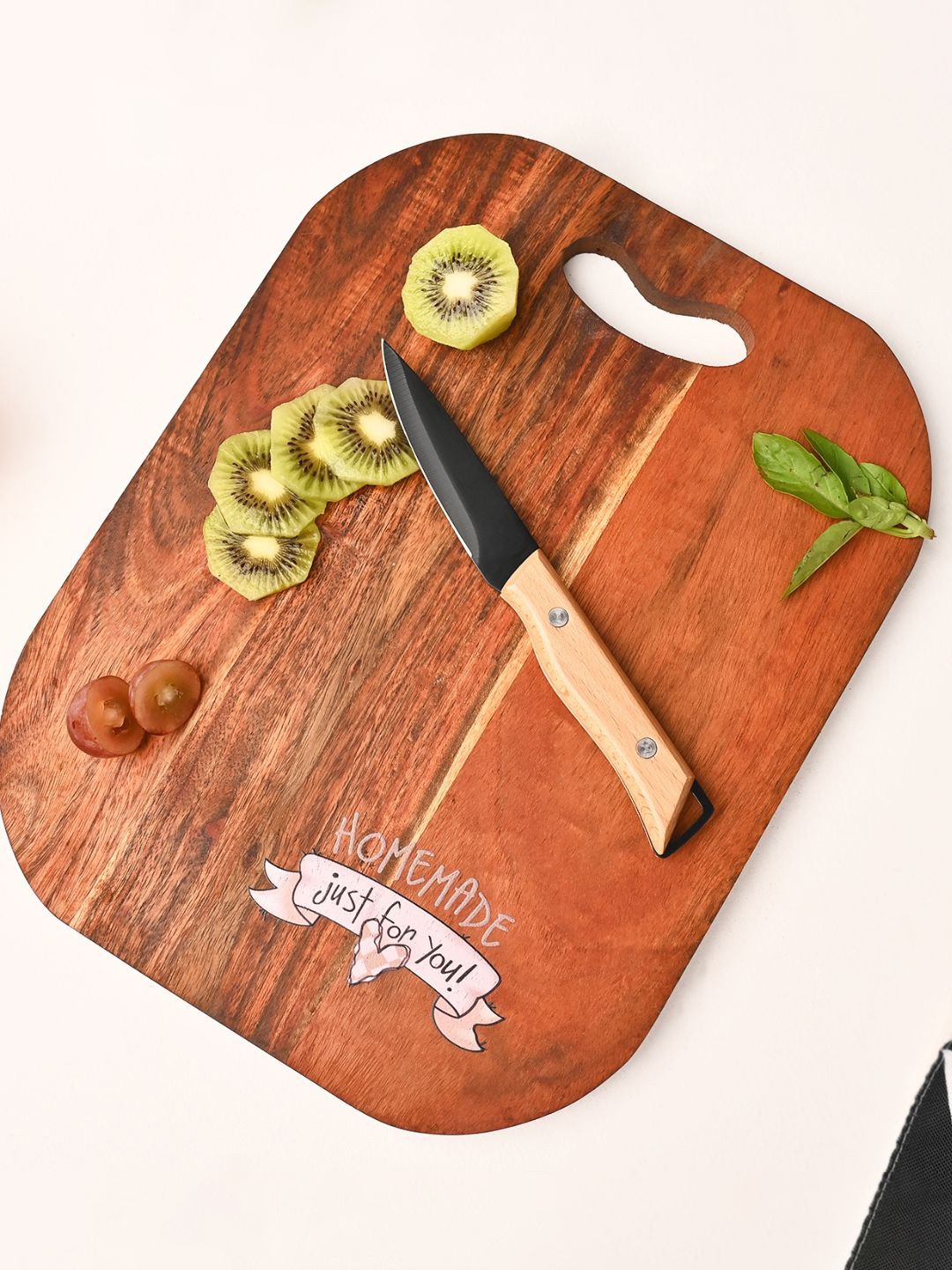 

DecorTwist Wooden Chopping Board, Brown