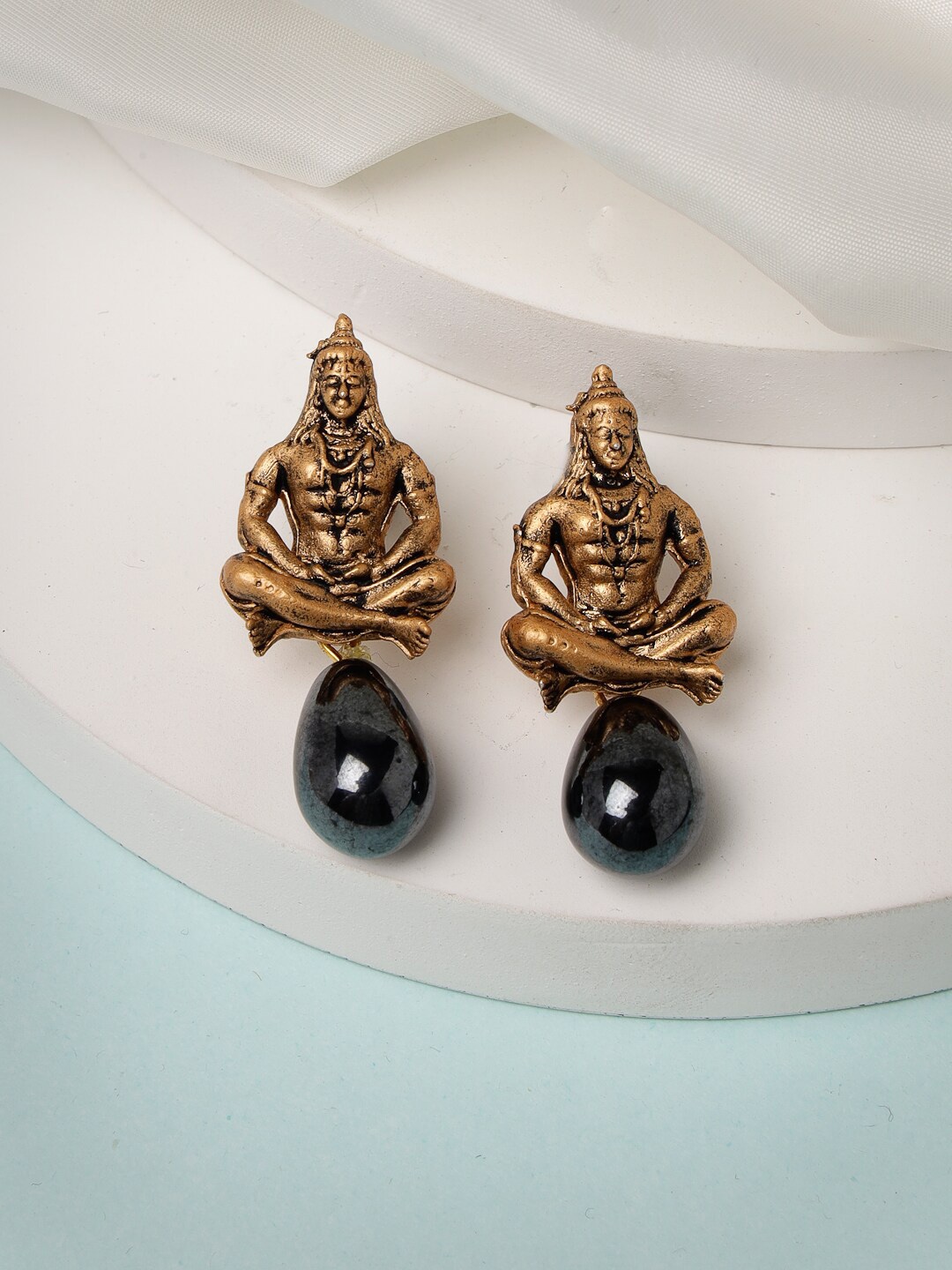 

ADIVA Gold-Plated Classic Drop Earrings