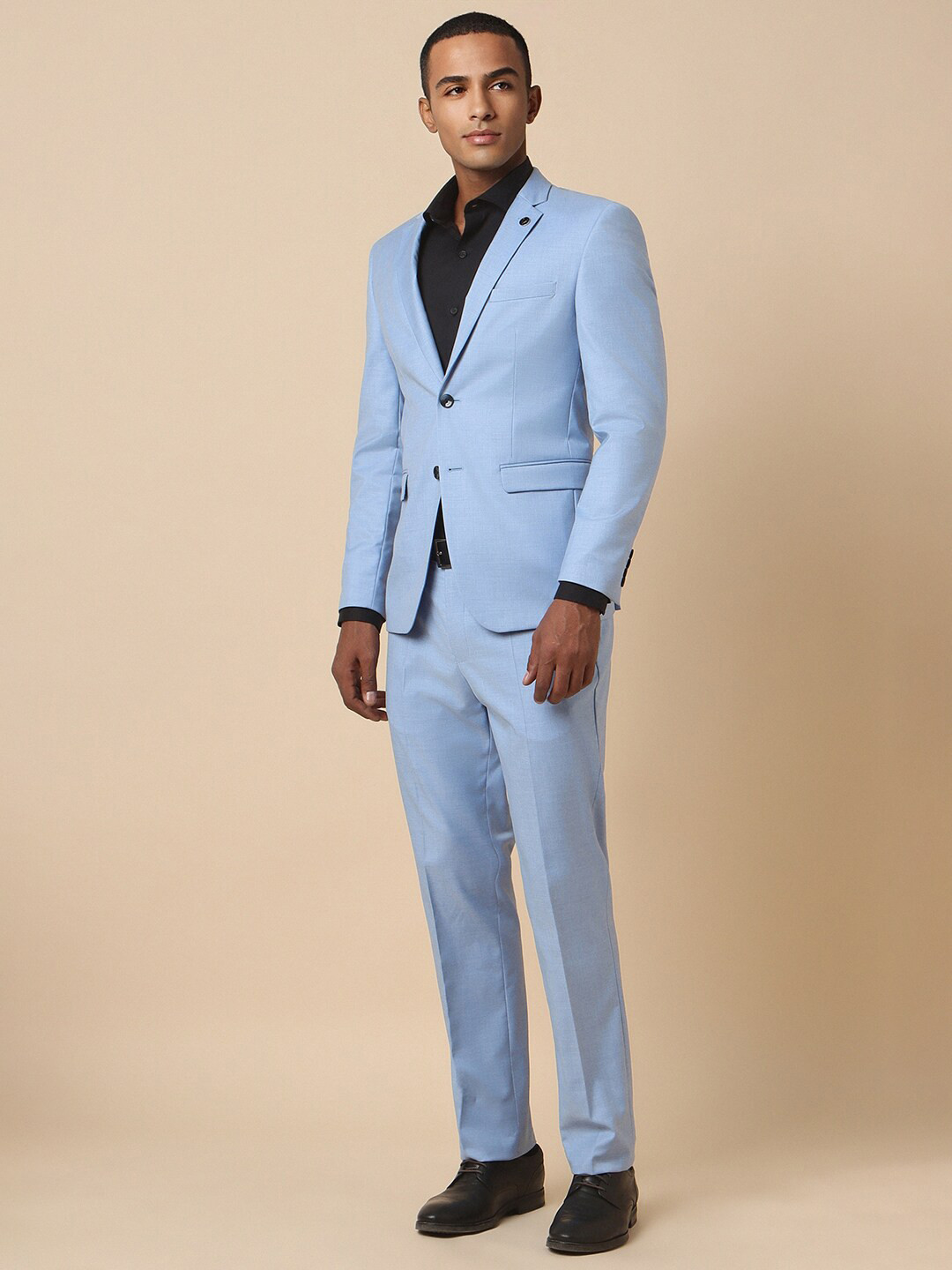 

Allen Solly Slim-Fit 2 Piece Single-Breasted Blazer & Trousers Formal Suit, Blue