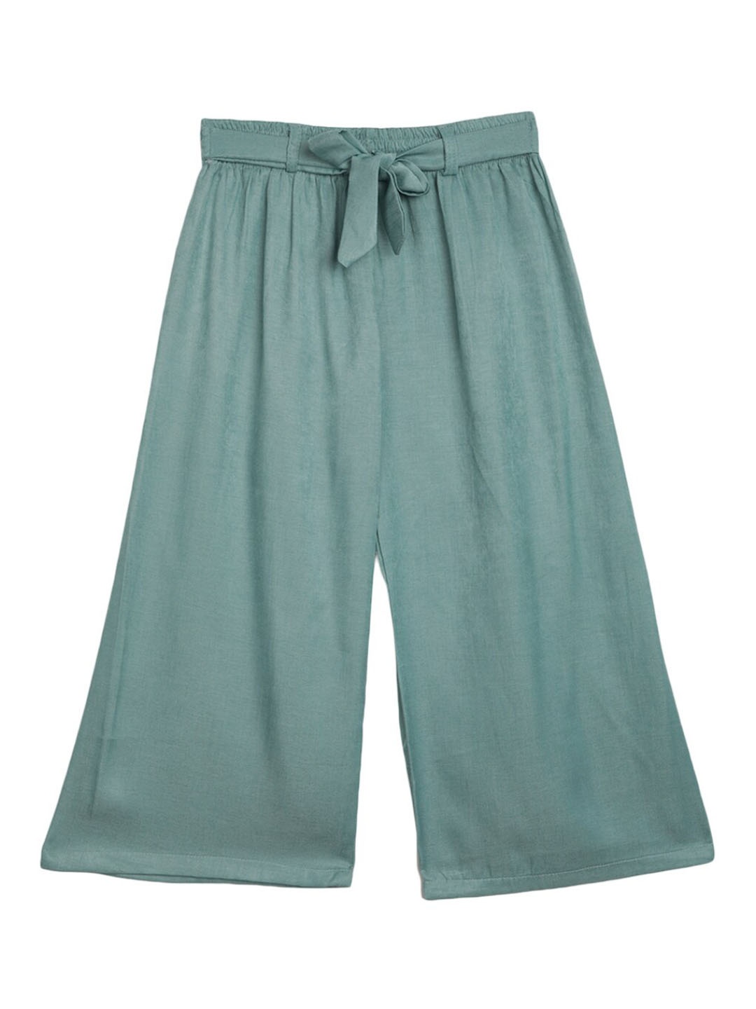 

VMart Girls High-Rise Trousers, Green