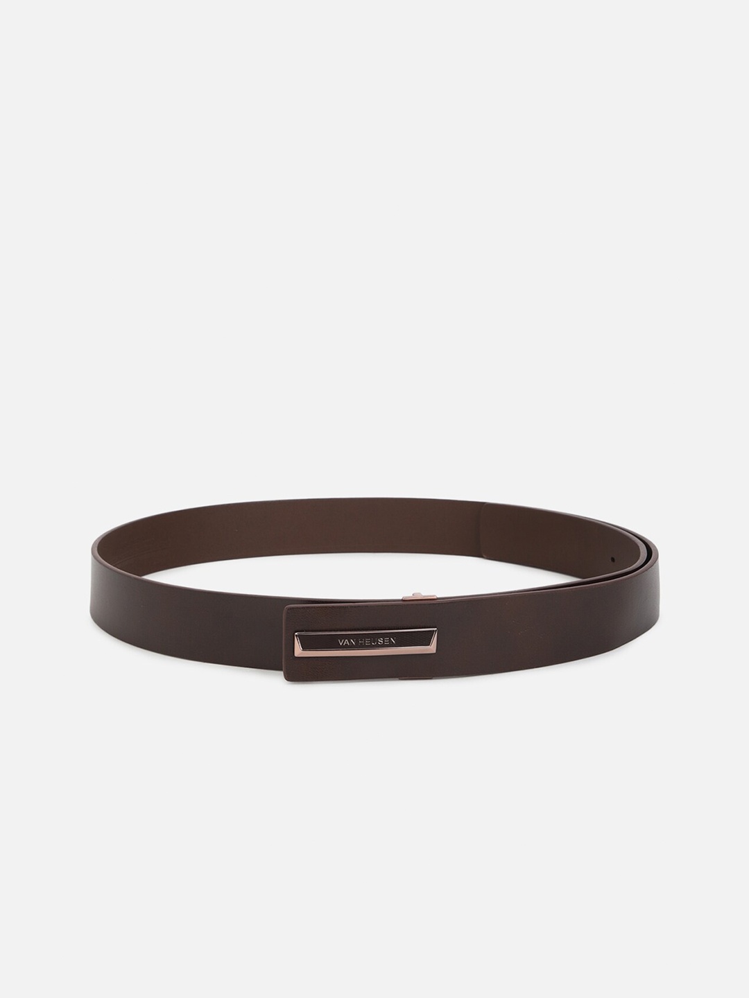 

Van Heusen Men Textured Leather Belt, Brown