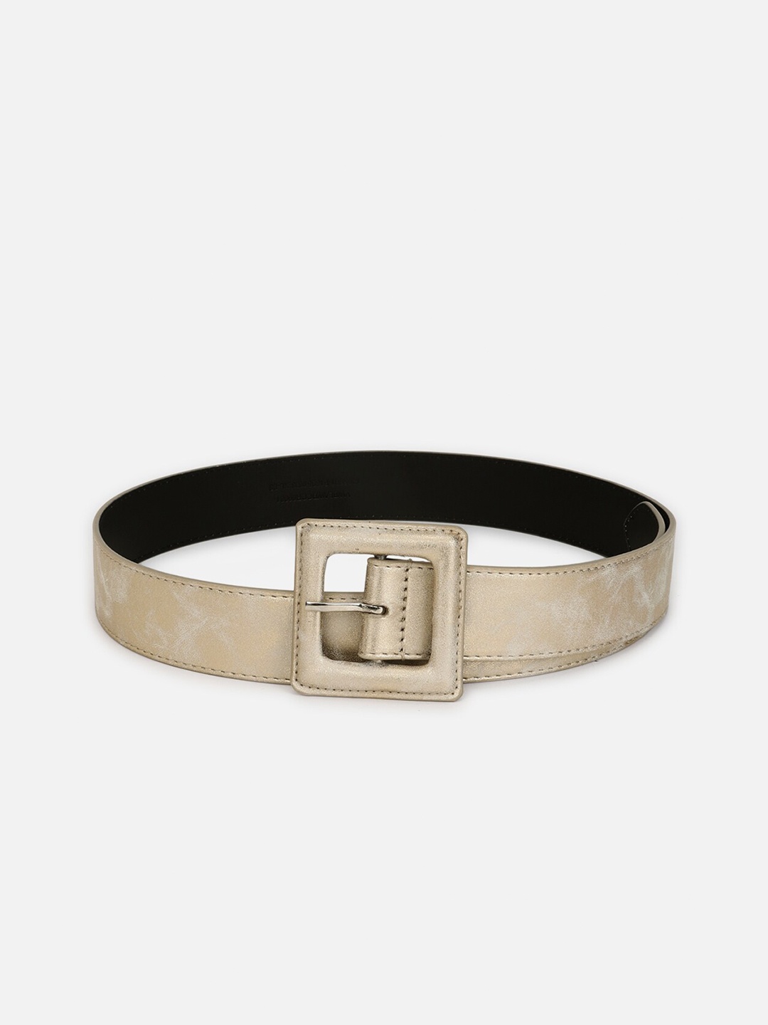 

Van Heusen Woman Printed Leather Belt, Gold