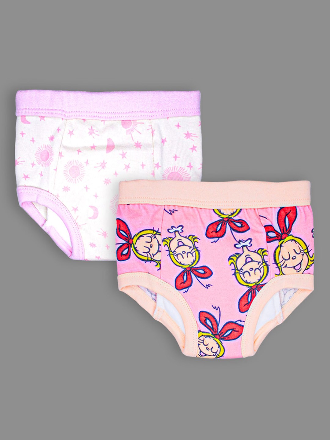

Born Babies 2-Pcs Quick Reusable Cloth Daiper Training Pants, Multi