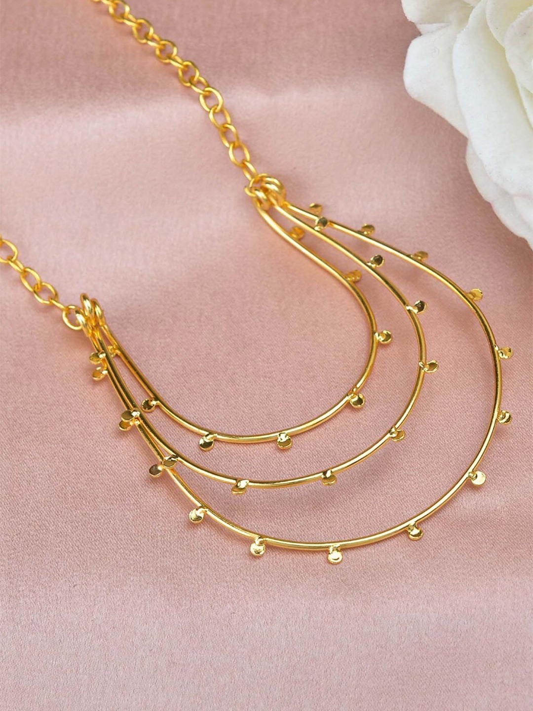 

ZURII Three Layer Brass Gold-Plated Chain