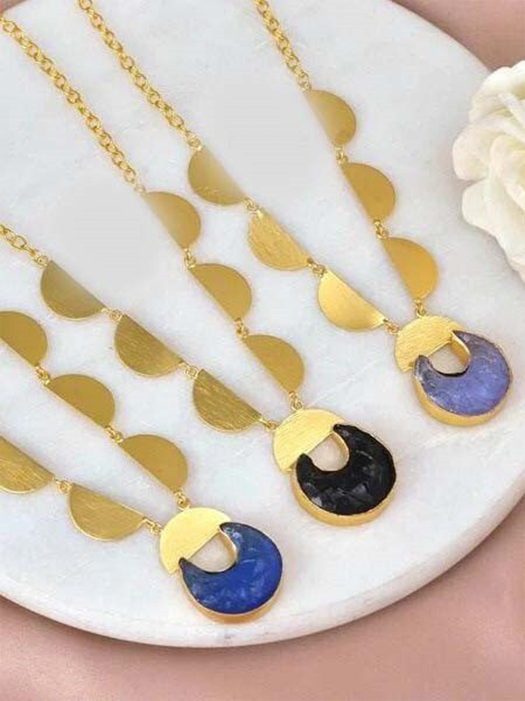 

ZURII Set Of 3 Gold-Plated Chain