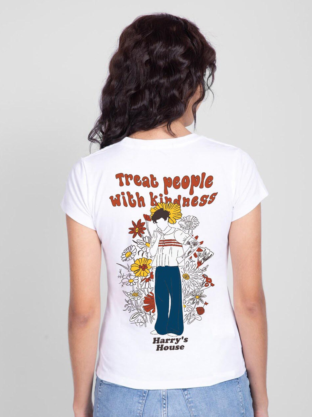 

Bewakoof Typography Printed Cotton T-shirt, White