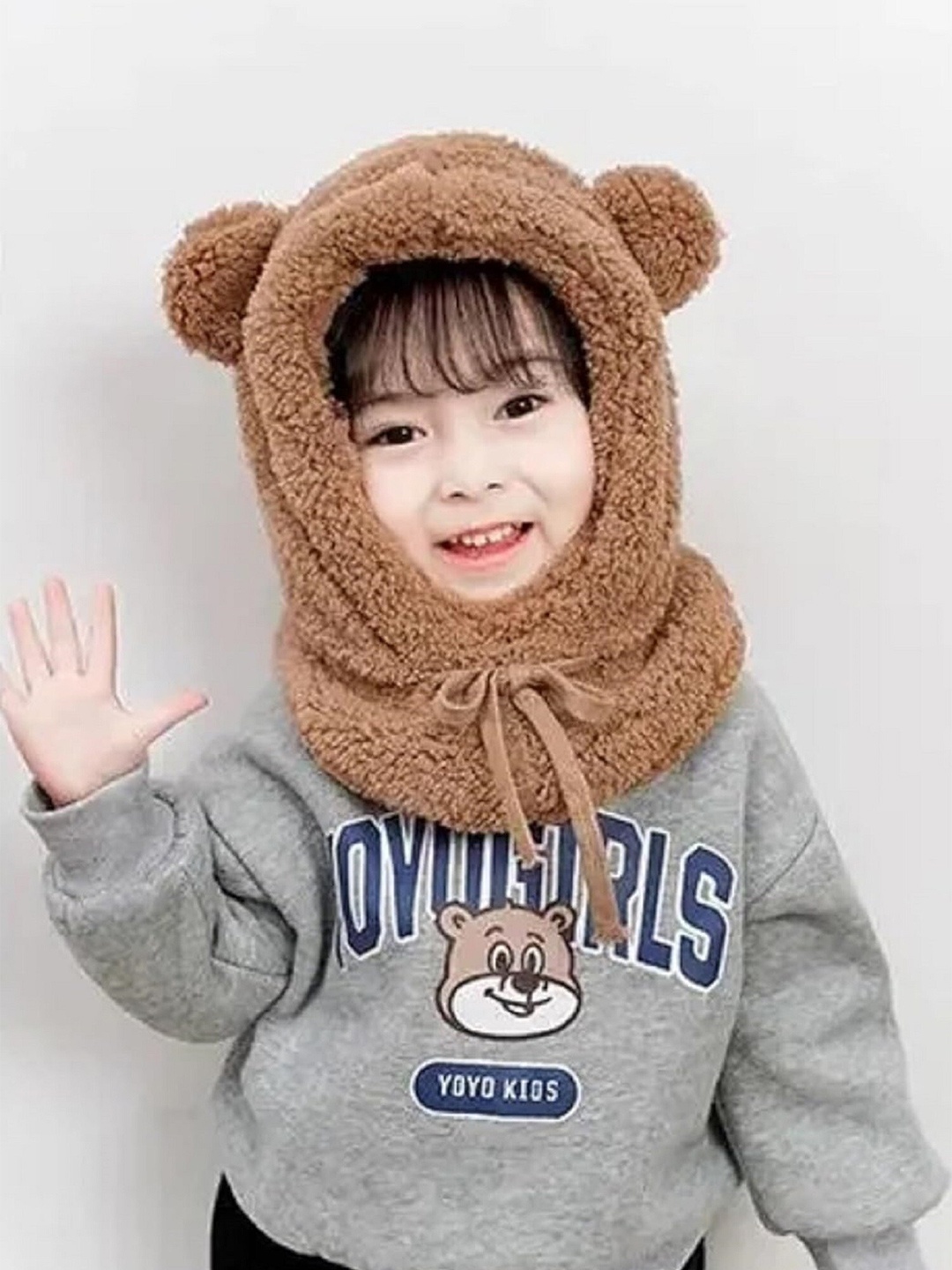 

Zacharias Boys Brown Woollen Balaclava Cap