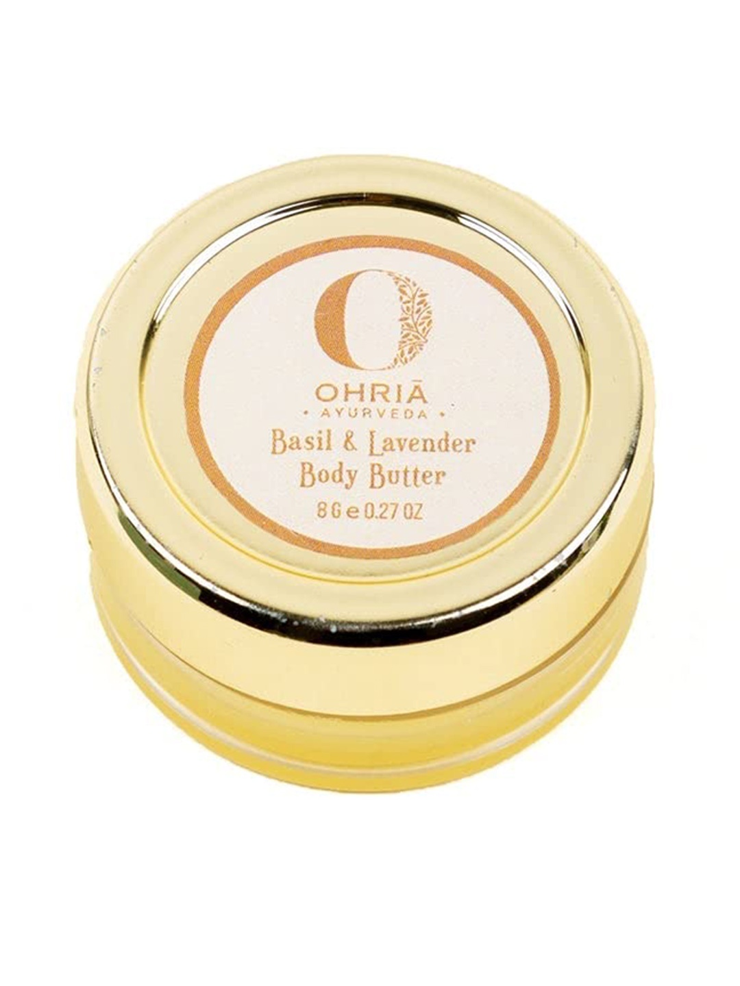 

OHRIA AYURVEDA Basil & Lavender Body Butter 8g, White