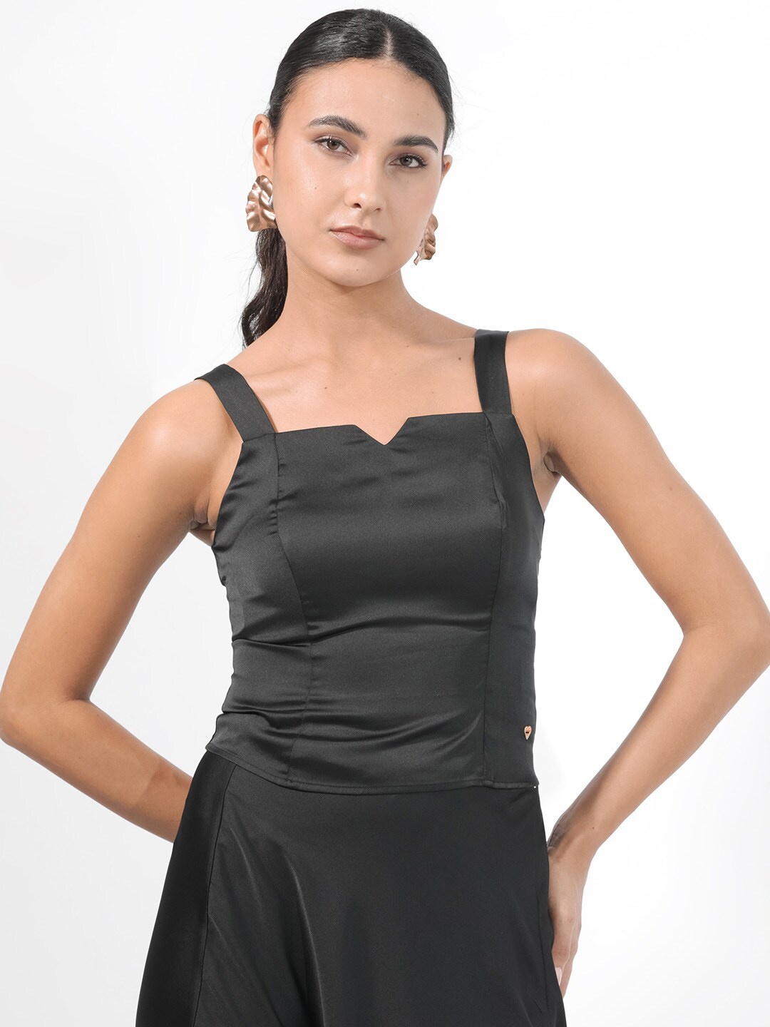 

RAREISM Shoulder Straps Top, Black