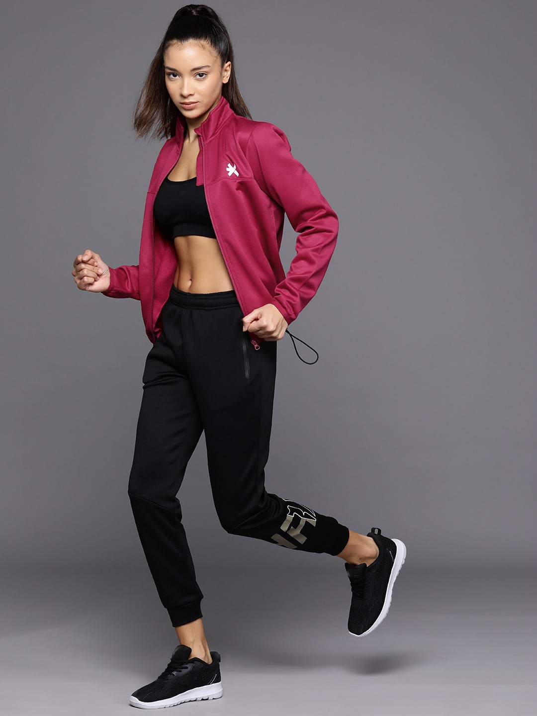 

HRX by Hrithik Roshan Running Fleece Sweatshirt, Pink