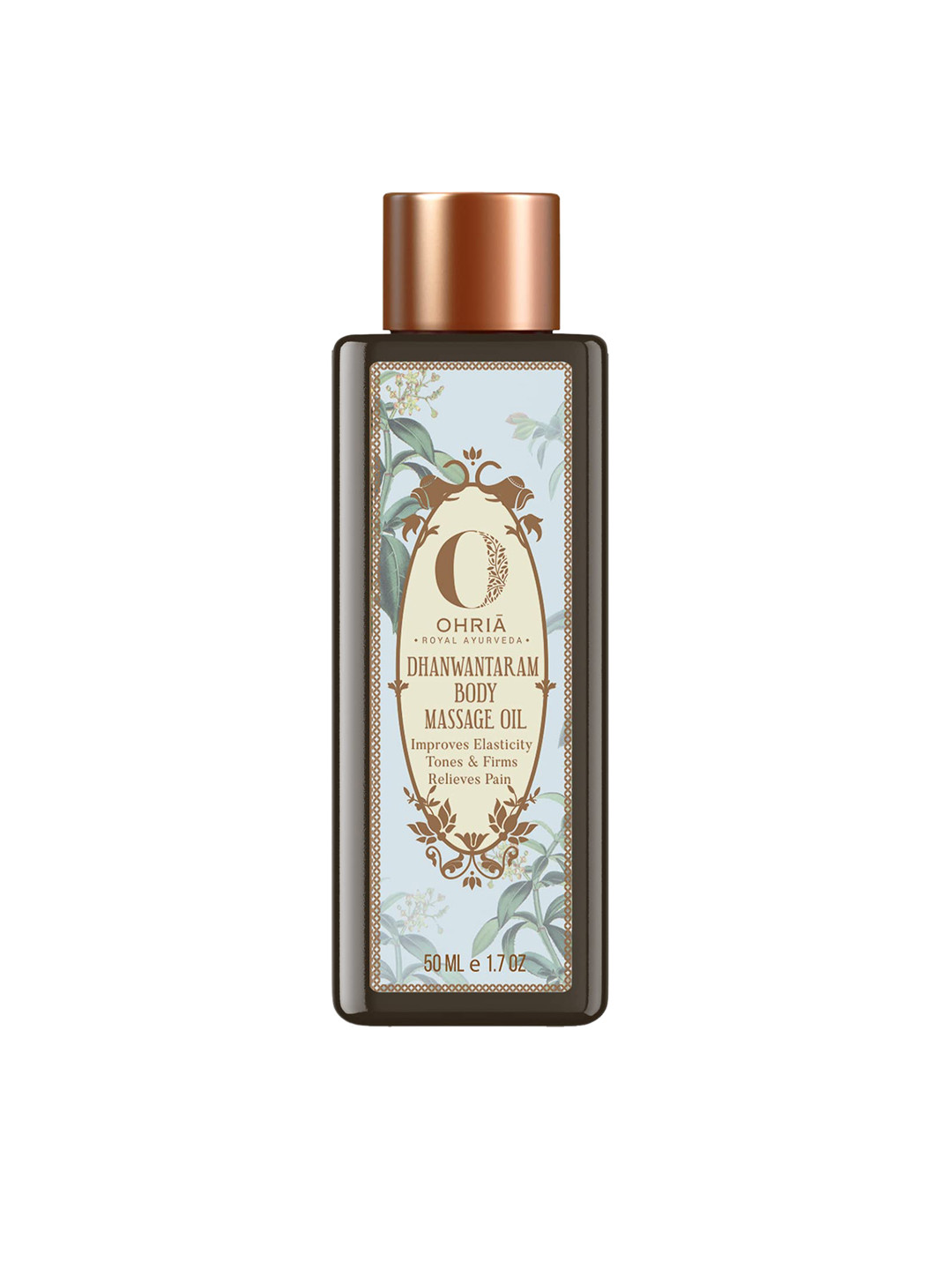 

OHRIA AYURVEDA Dhanwantaram Body Massage Oil - 50ml, Brown