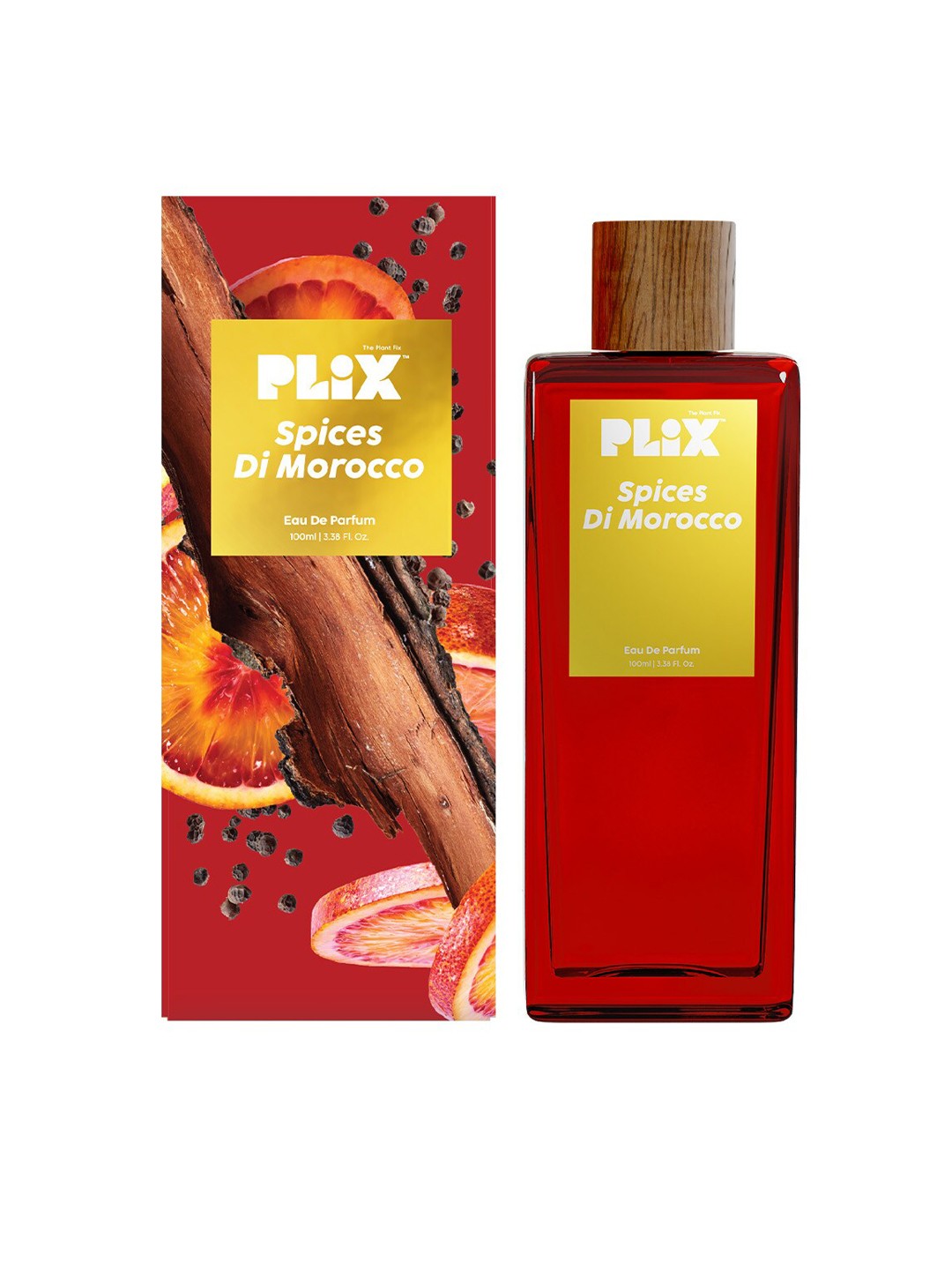 

PLIX THE PLANT FIX Spices Di Morocco Eau De Parfum - 100ml, Red