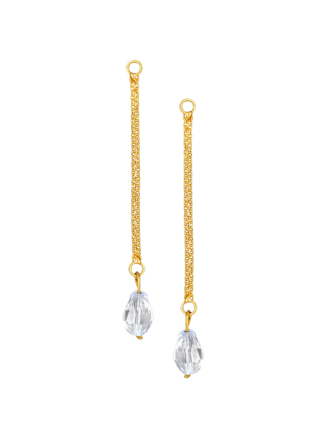 Vighnaharta Gold-Toned Floral Studs Earrings
