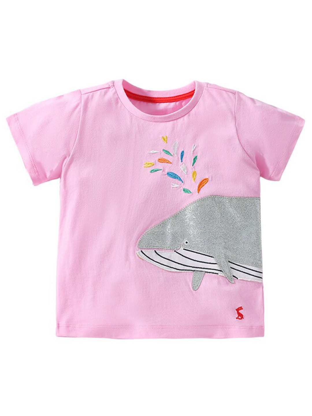 

StyleCast Girls Pink Cotton Graphic Printed Round Neck Cotton T-shirt