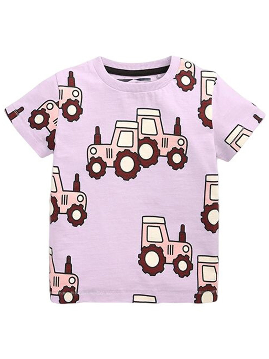 

StyleCast Girls Purple Graphic Printed Round Neck Cotton T-shirt