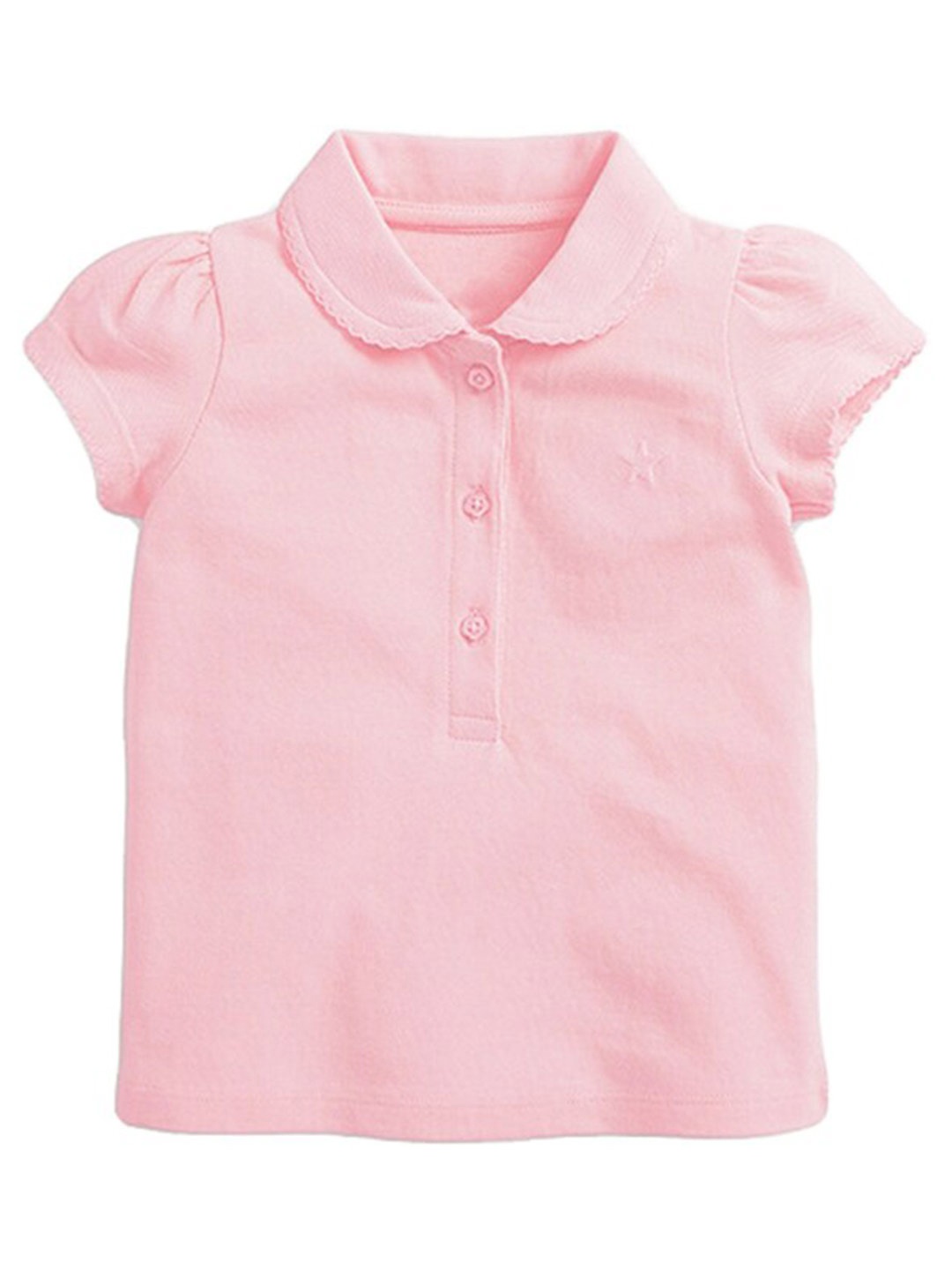 

StyleCast Girls Pink Solid Cotton Top