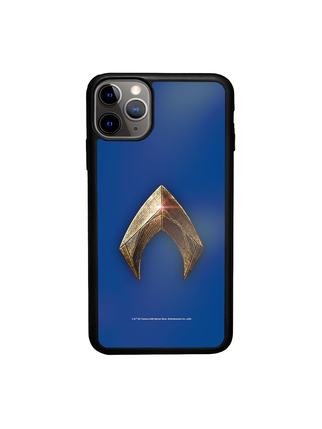 

macmerise Logo Aquaman Printed iPhone 11 Pro Bumper Case Cover, Blue