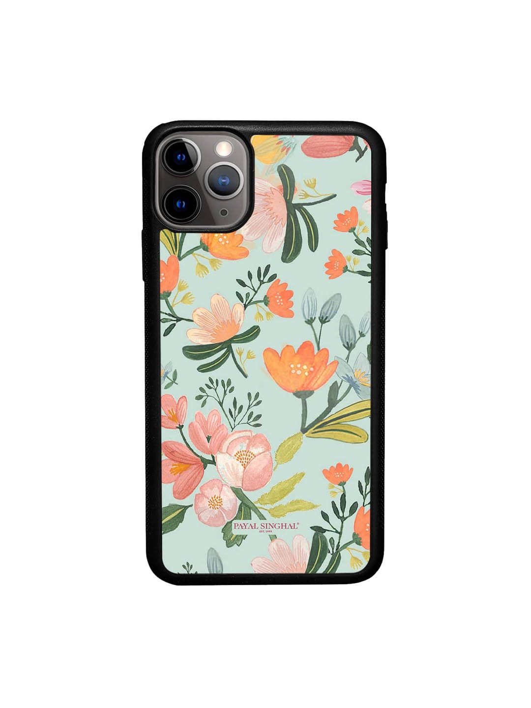 

macmerise Payal Singhal Aqua Flower iPhone 11 Pro Bumper Case, Green