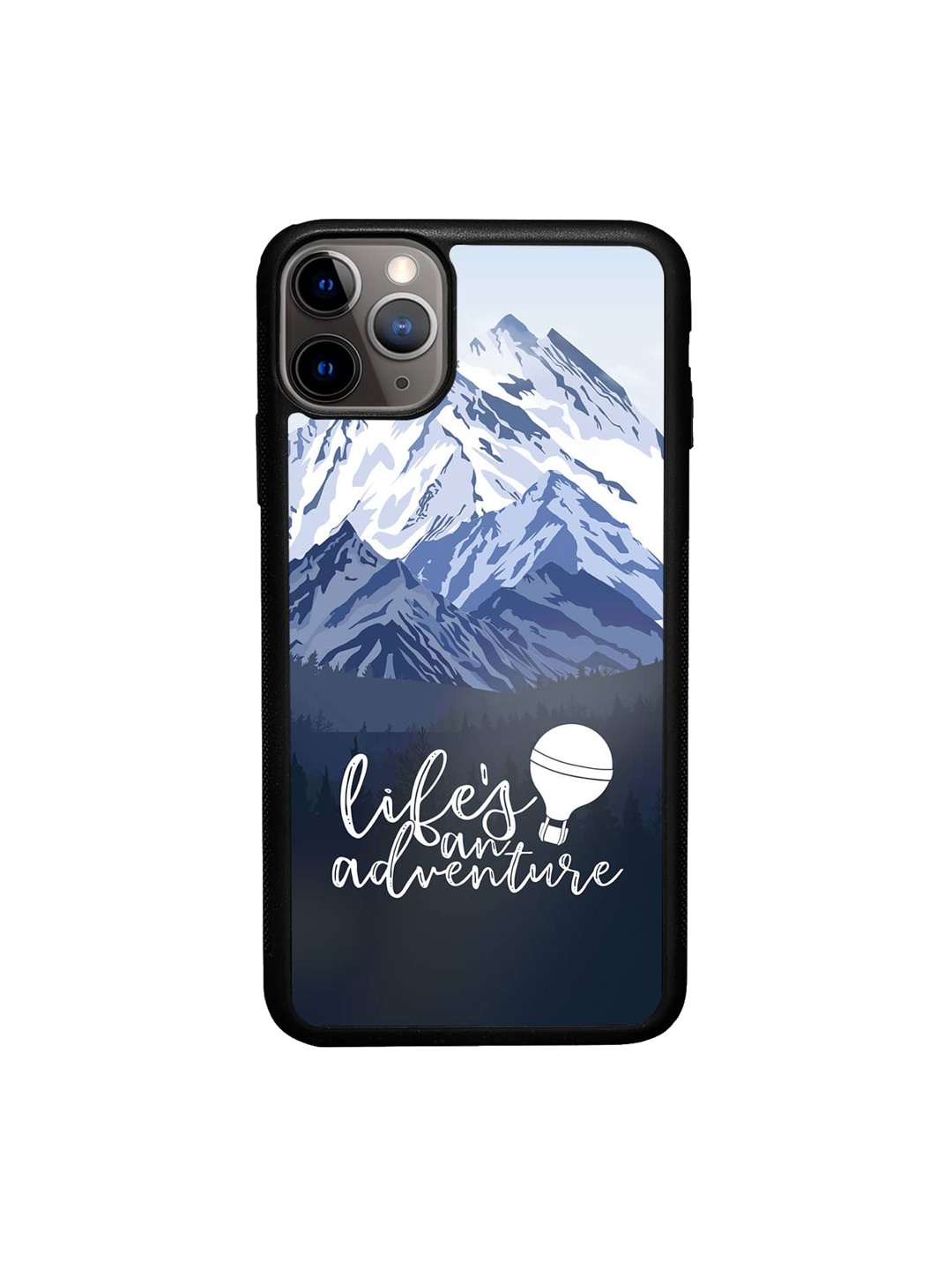 

macmerise Lifes An Adventure iPhone 11 Pro Bumper Case Cover, Blue