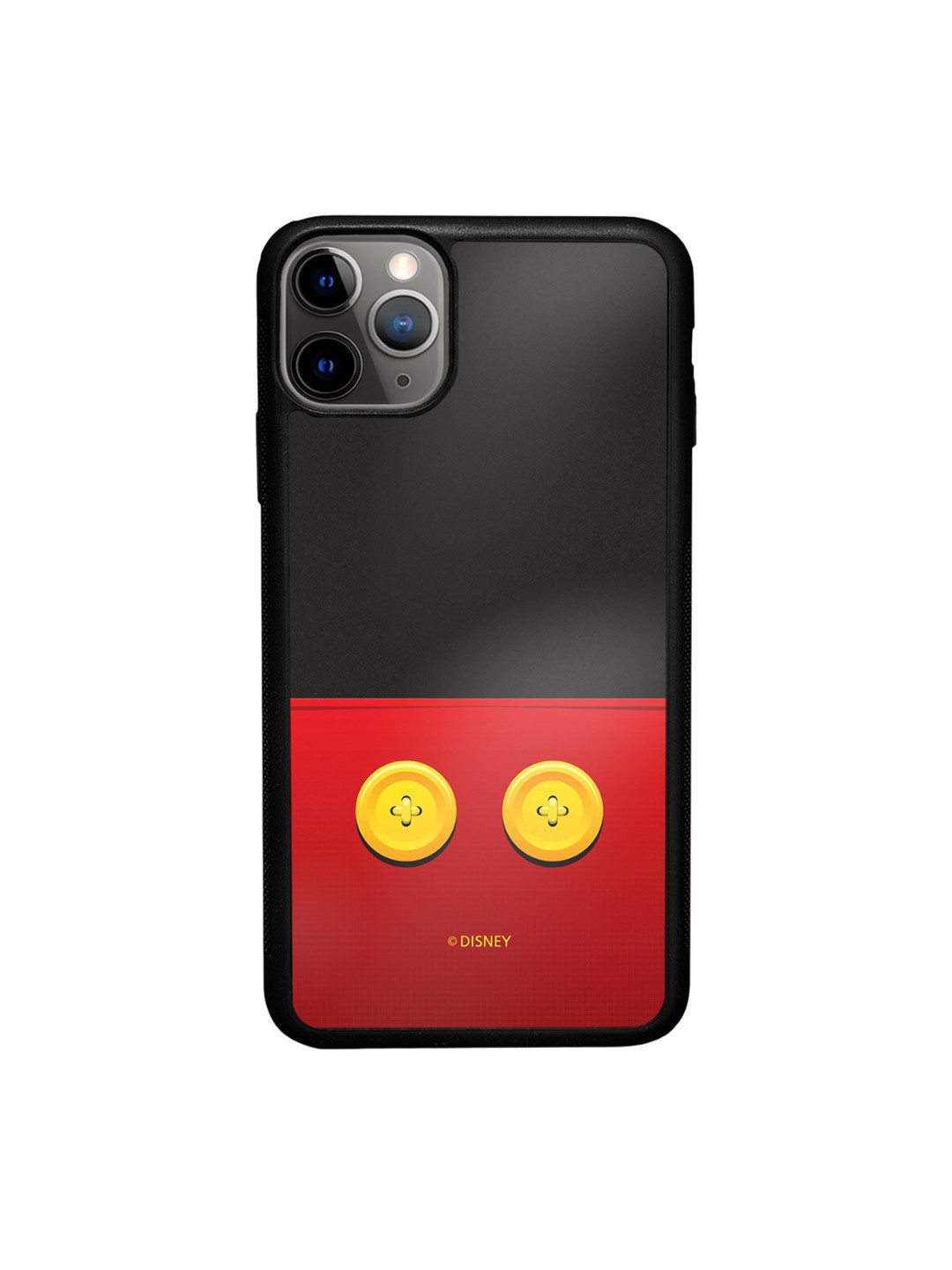 

macmerise Classic Mickey Printed iPhone 11 Pro Max Bumper Case Cover, Black