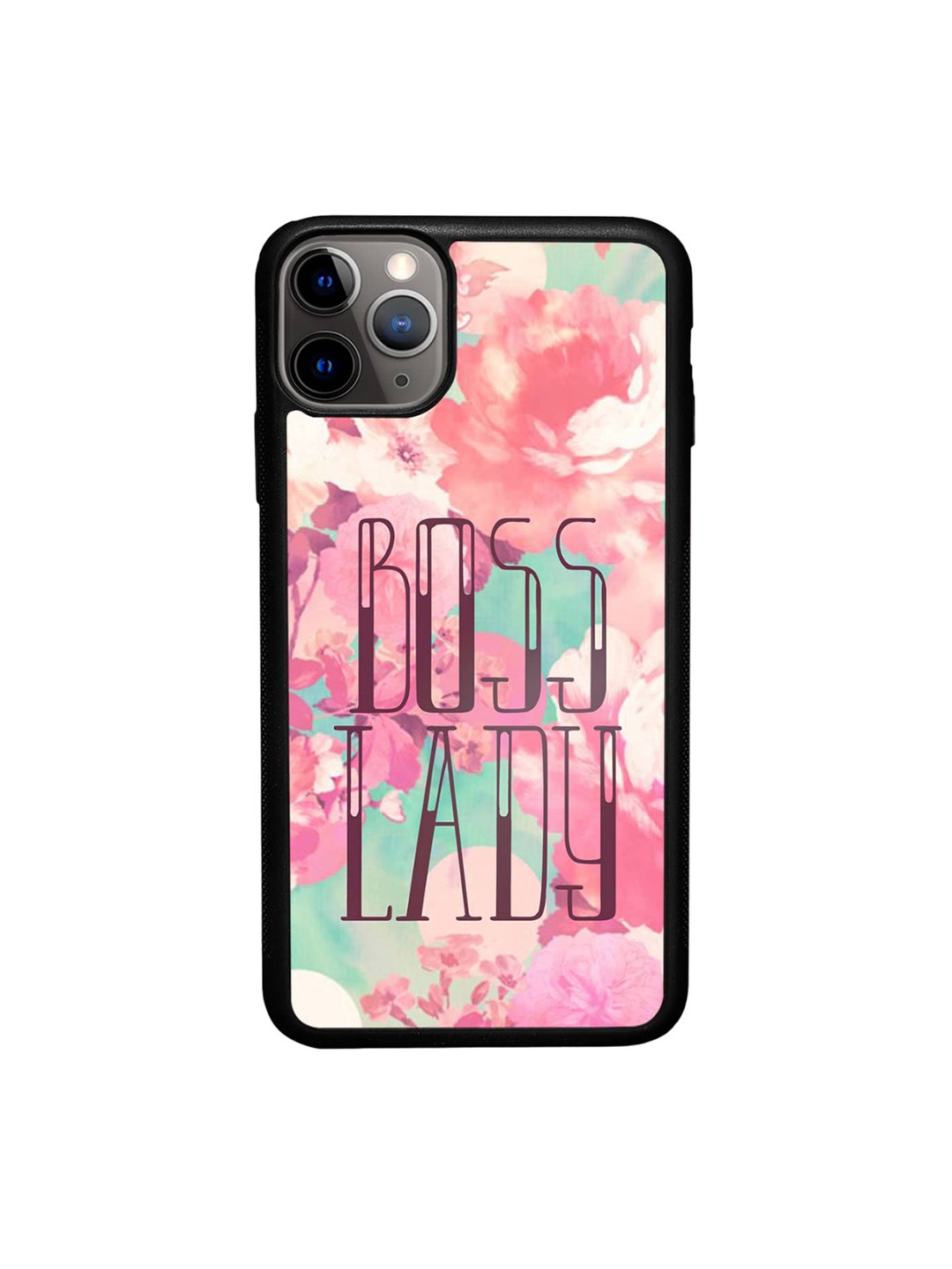 

macmerise Boss Lady iPhone 11 Pro Max Bumper Case Cover, Pink