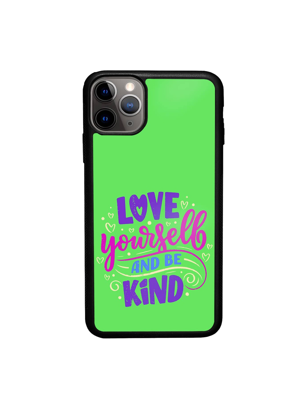 

macmerise Typography Printed iPhone 11 Pro Max Bumper Case Cover, Green