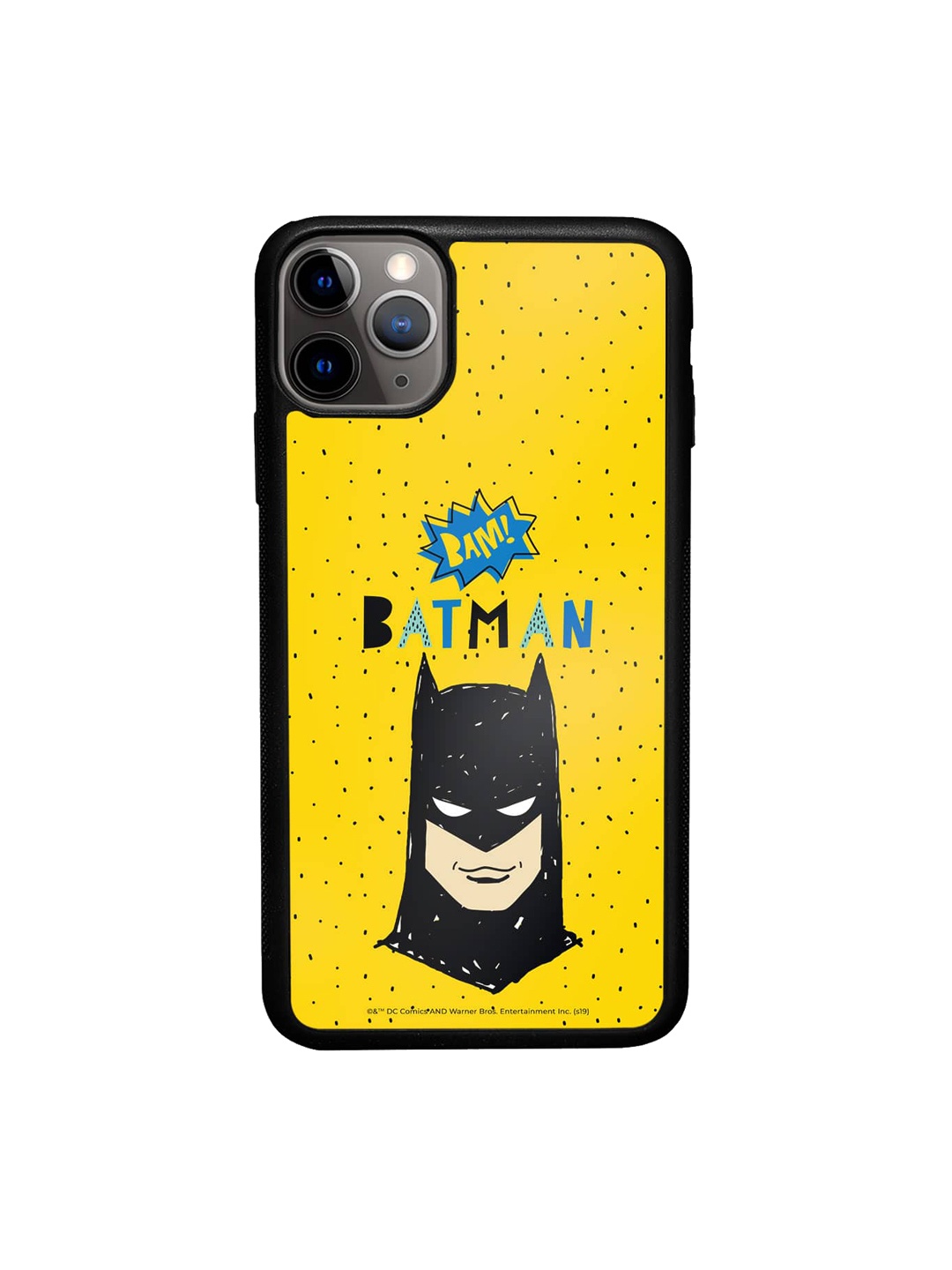 

macmerise Batman Bam iPhone 11 Pro Max Bumper Case Cover, Yellow