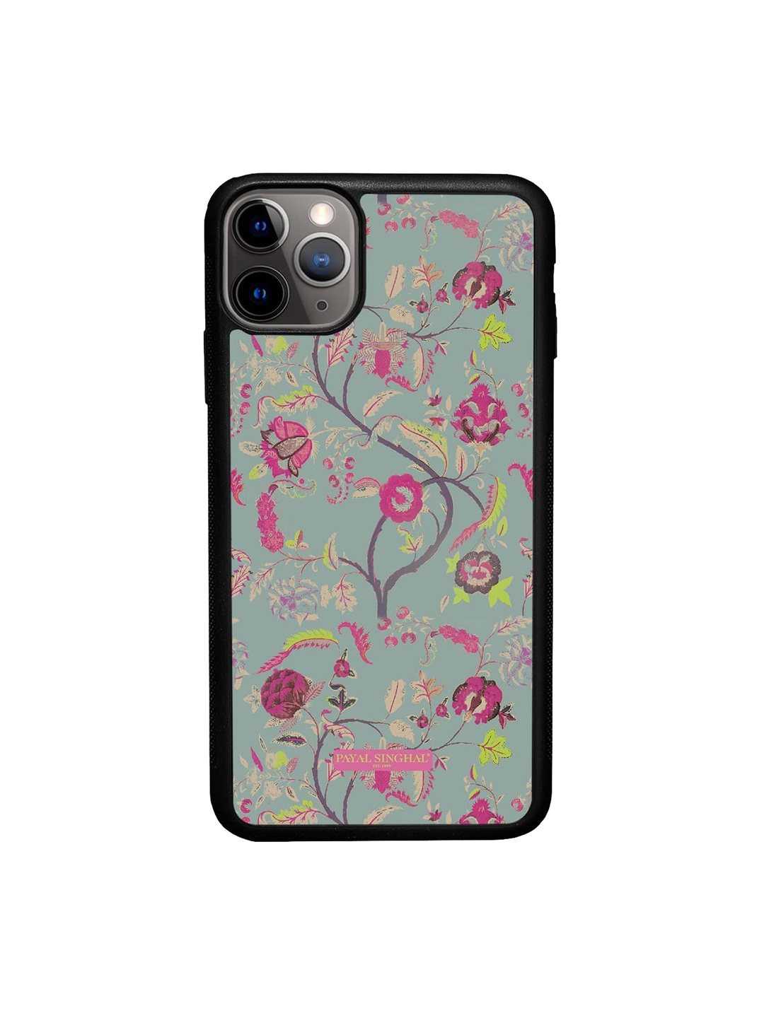 

macmerise Payal Singhal Chintz Printed iPhone 11 Pro Bumper Case Cover, Green