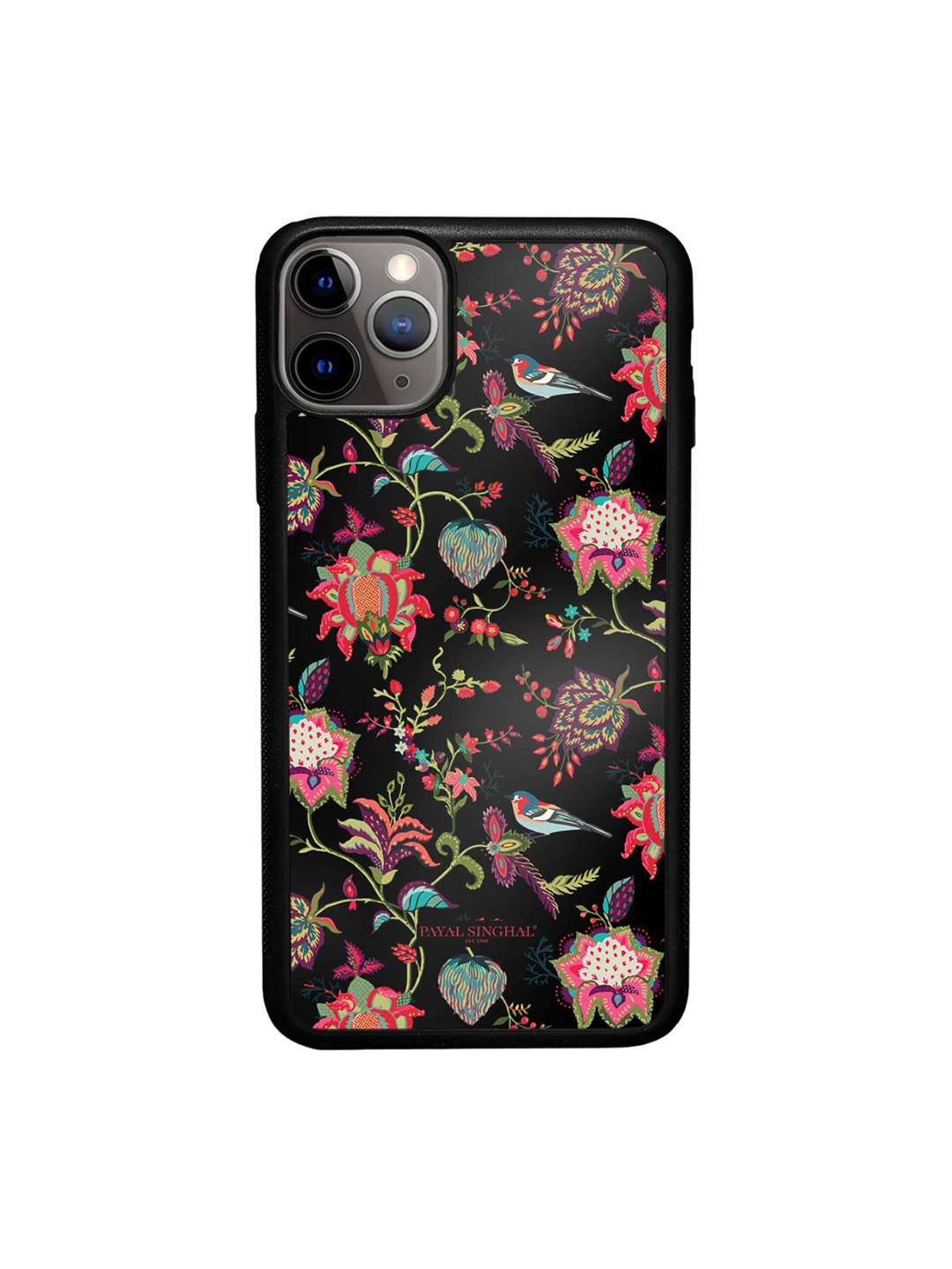 

macmerise Payal Singhal Chidiya iPhone 11 Pro Bumper Case, Black