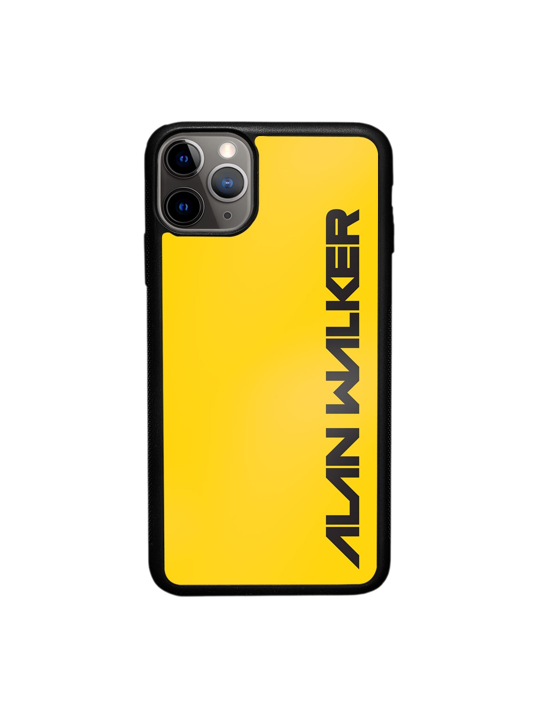 

macmerise Alan Walker Logo iPhone 11 Pro Max Bumper Case Cover, Yellow