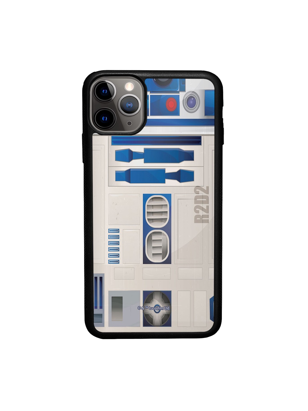 

macmerise Attire R2D2 iPhone 14 Pro Max Bumper Case Cover, White