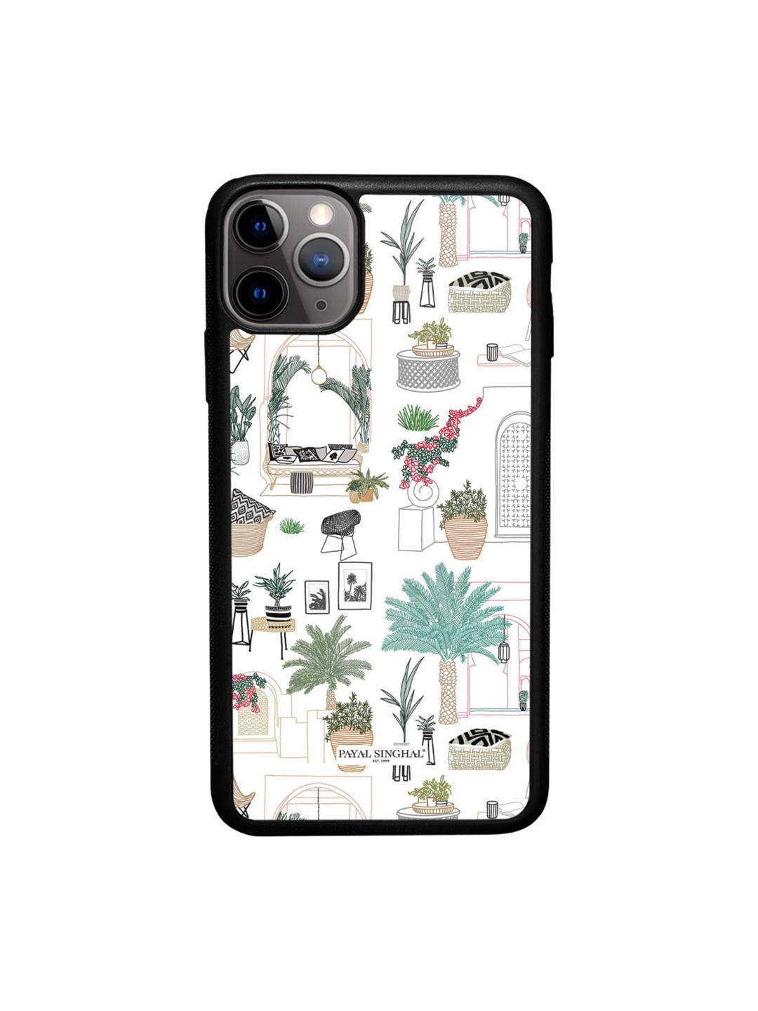 

macmerise Payal Singhal Cafe Morrocco iPhone 11 Pro Bumper Case Cover, White