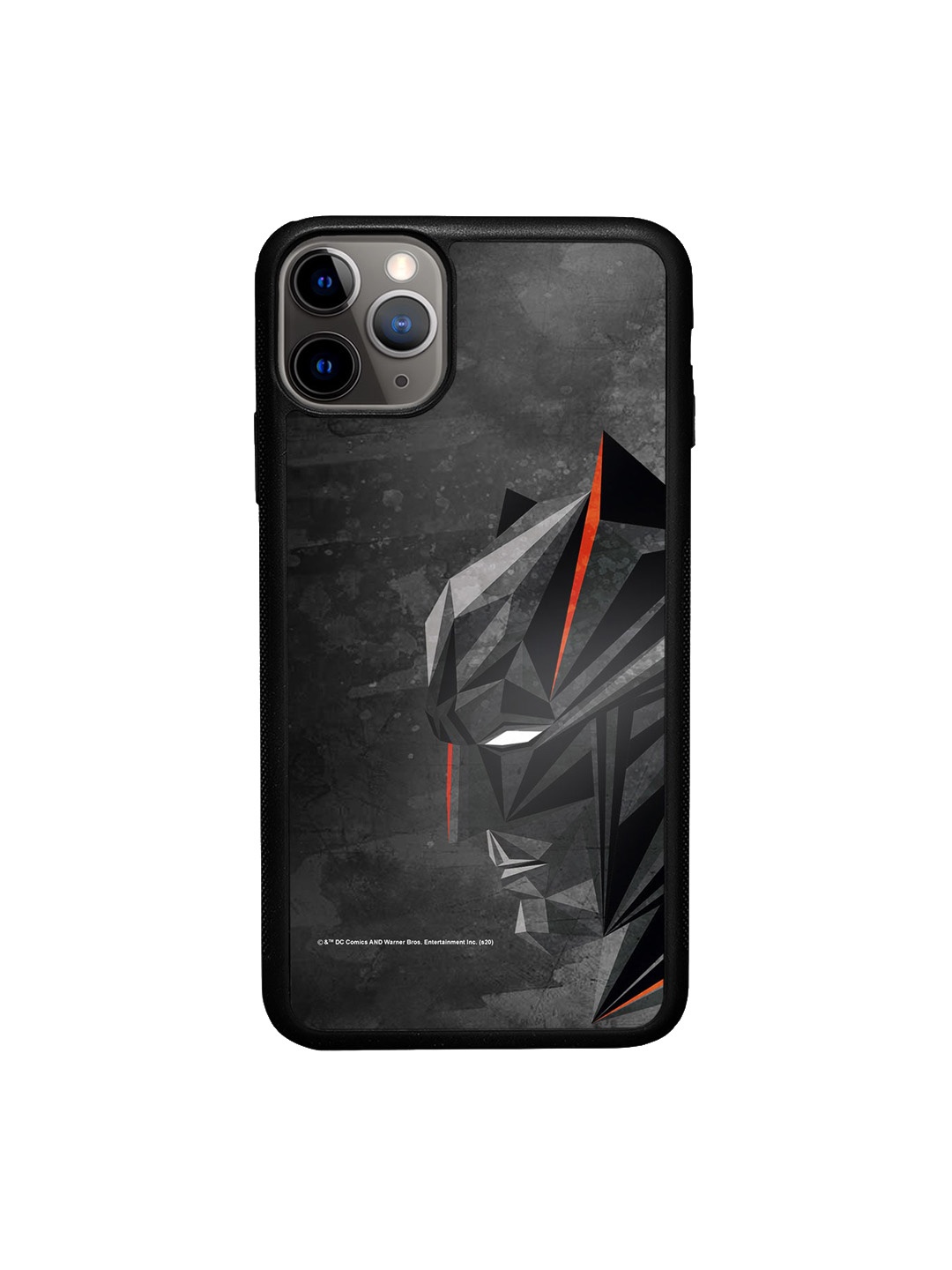 

macmerise Batman Printed iPhone 11 Pro Max Bumper Case Cover, Grey
