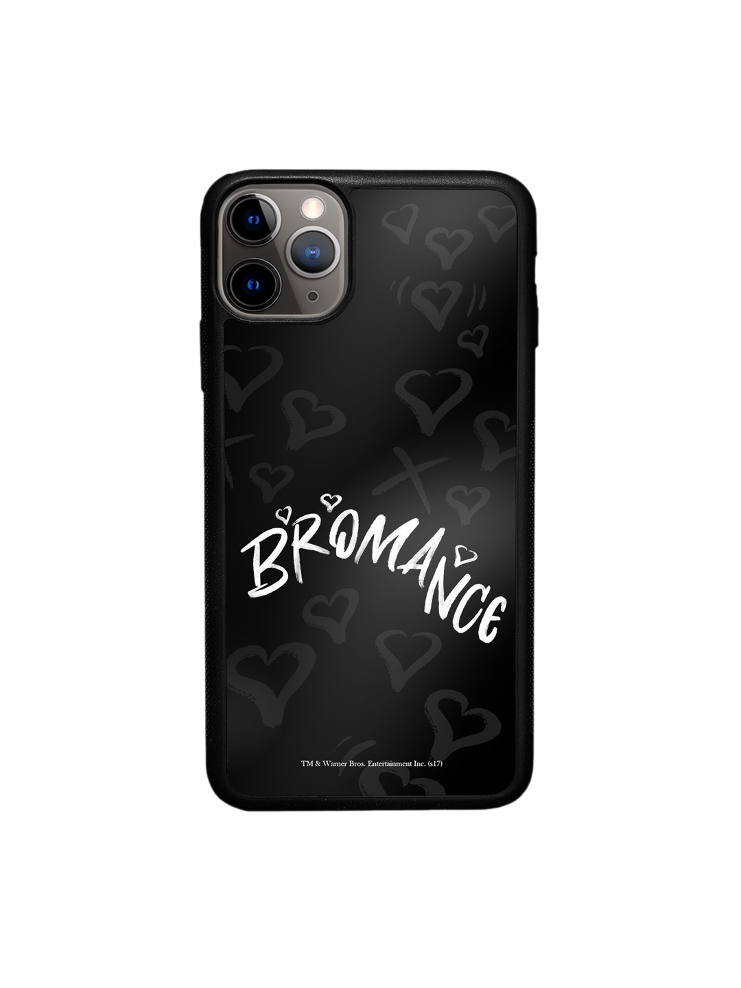 

macmerise Bromance iPhone 11 Pro Max Bumper Case Cover, Black